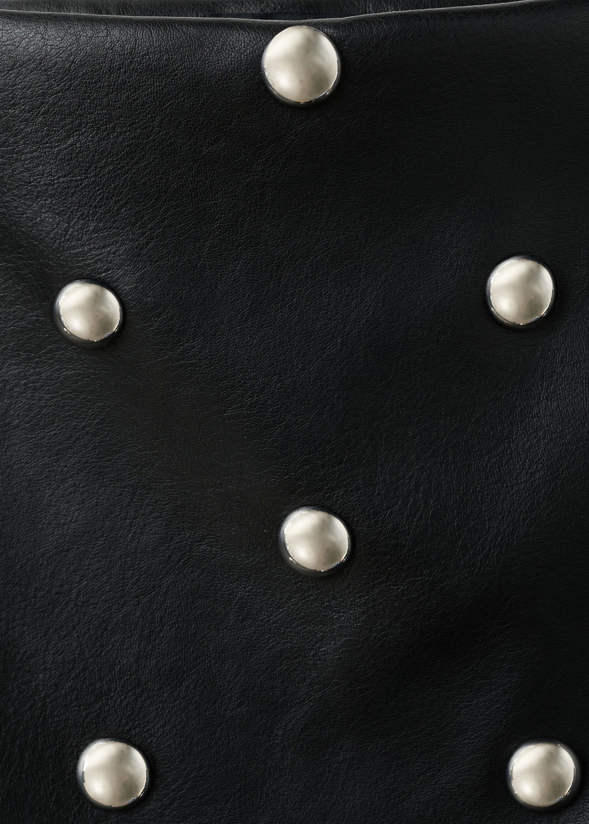Studded faux-leather skirt - Details of the article 8