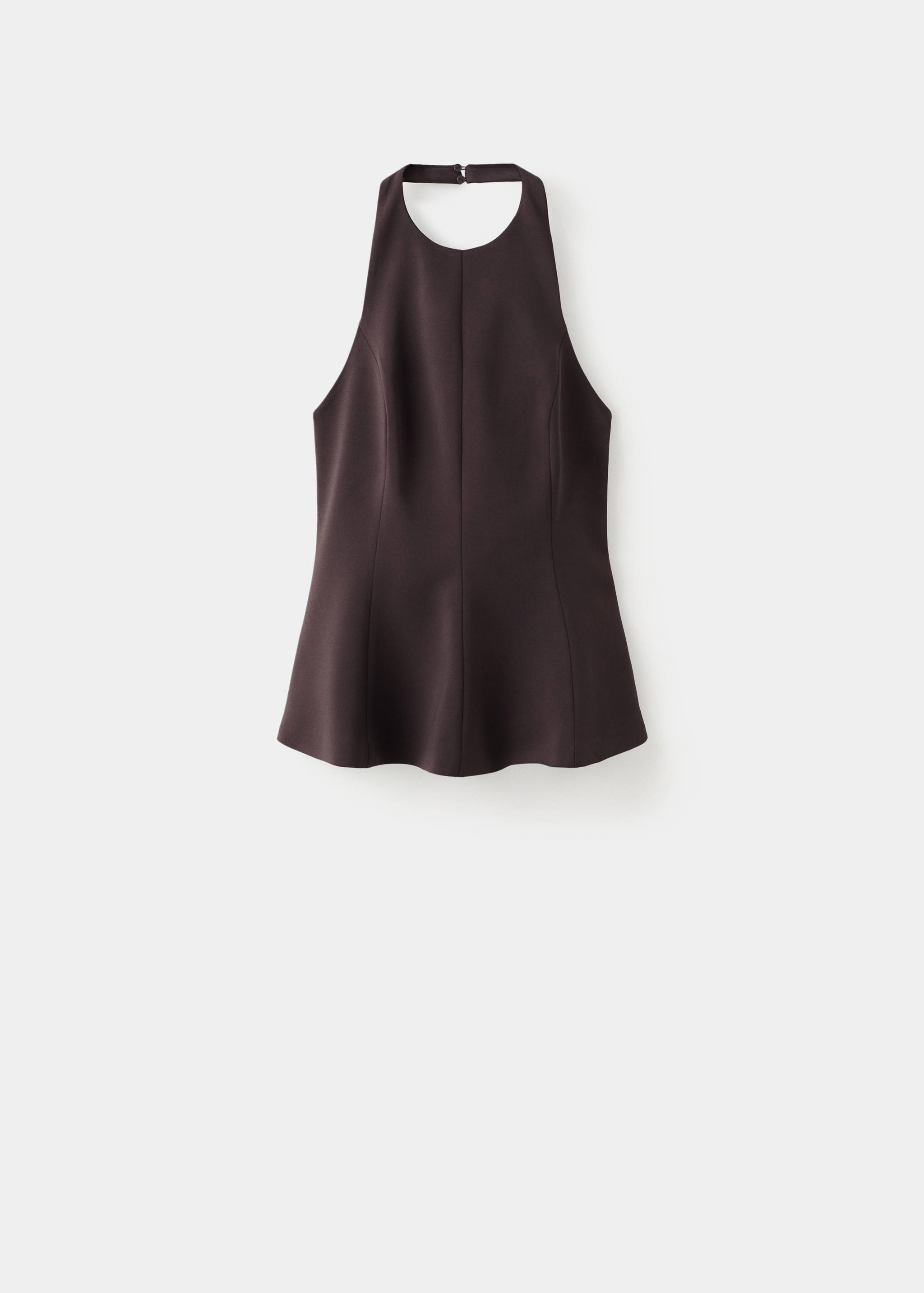 Peplum top with halter neck - Article without model