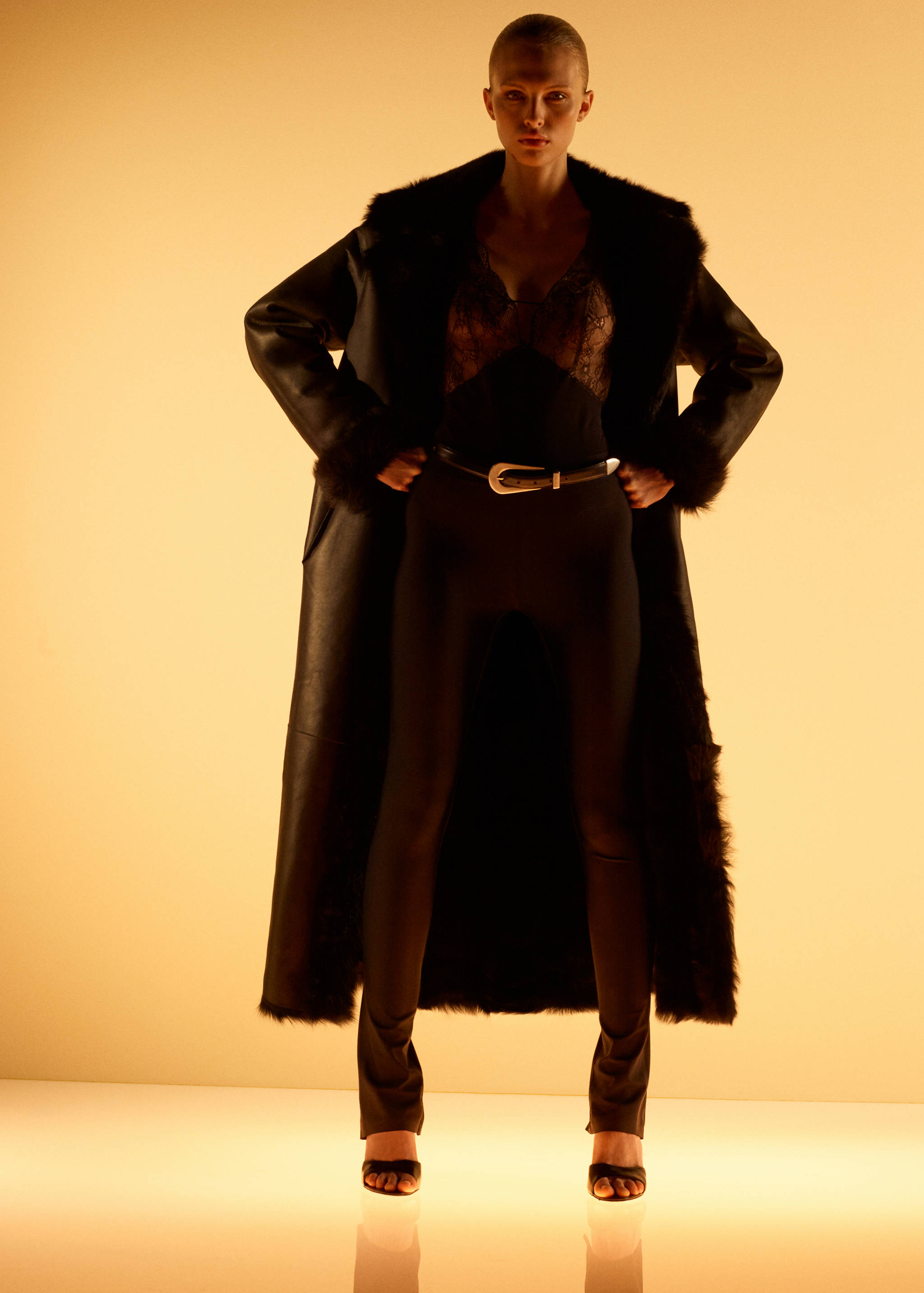 Натуральная двусторонняя дубленка - Общий план