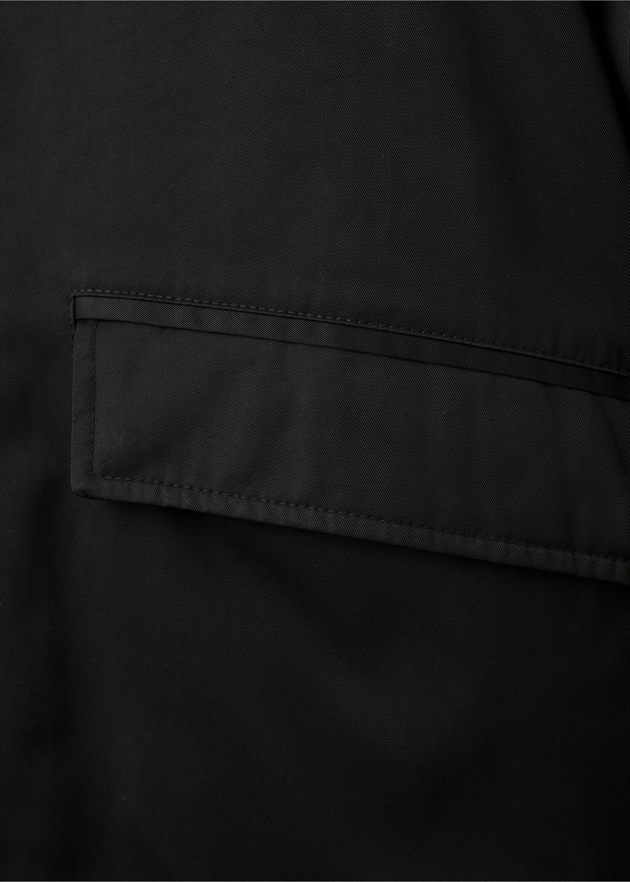 Chaqueta water-repellent bolsillos - Detalle del artículo 0, Negro. Ref: 17069205-00.