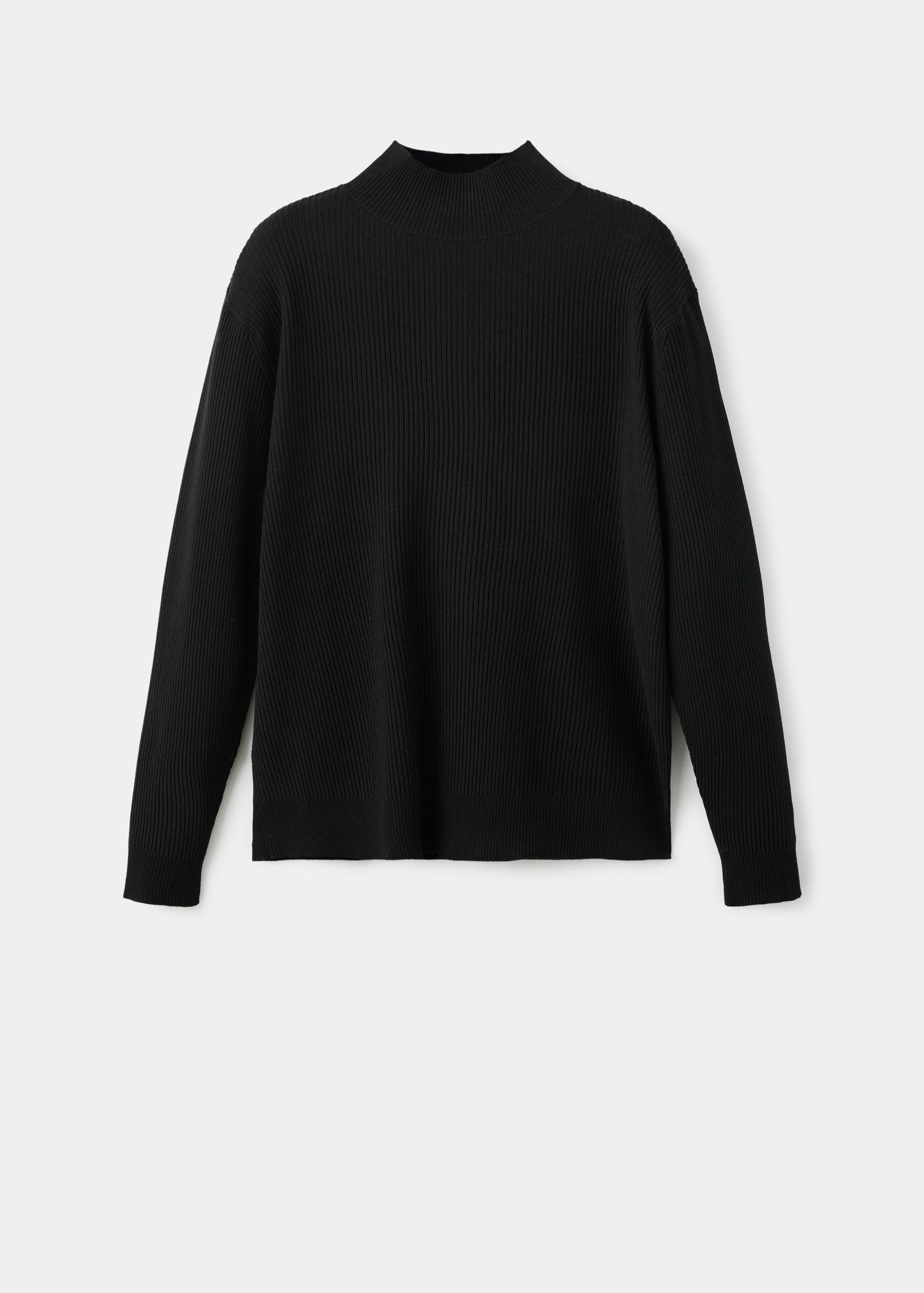 Ribbed turtleneck sweater - Article without model