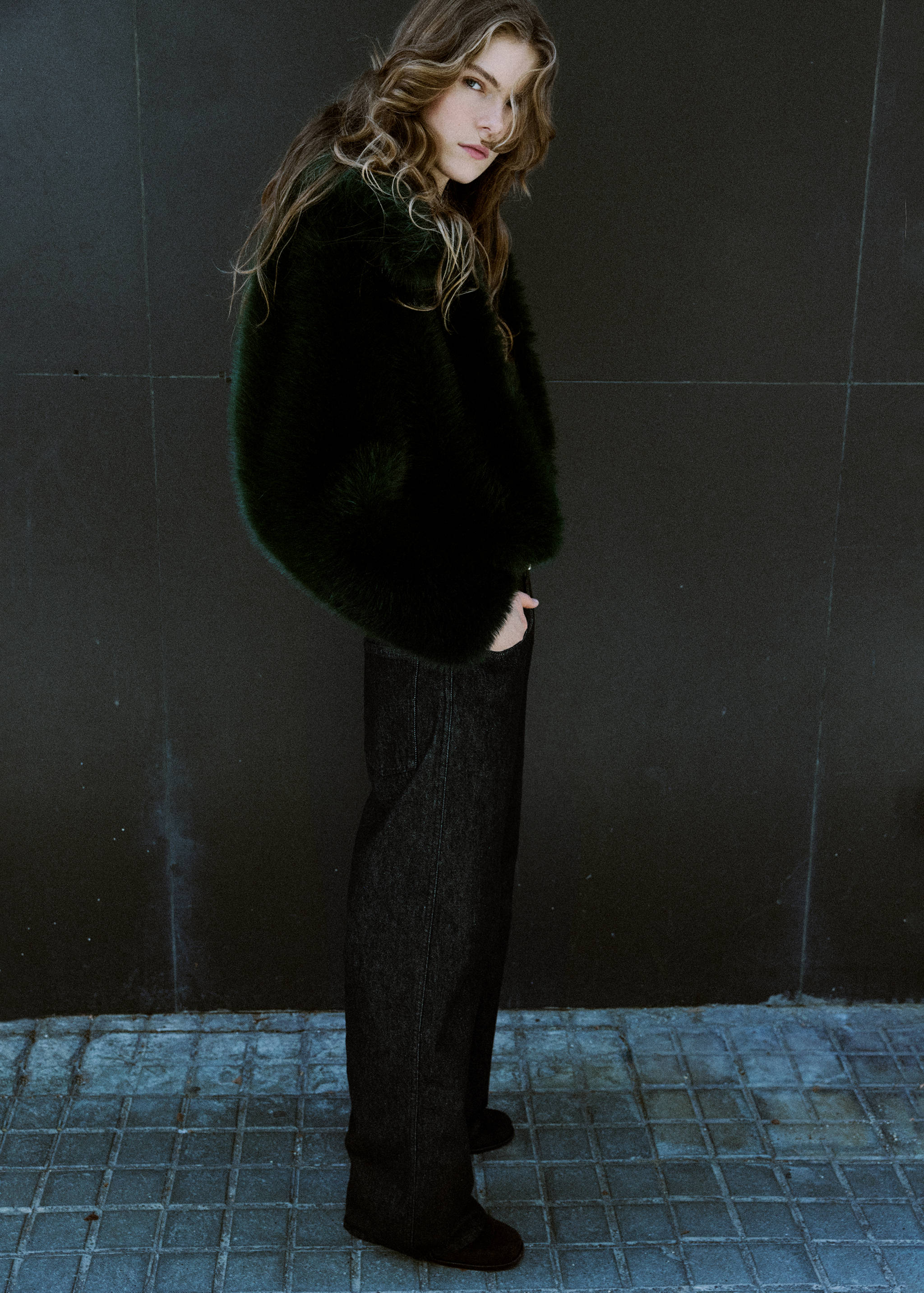 Calças de ganga barrel com cintura baixa - Pormenor do artigo 1