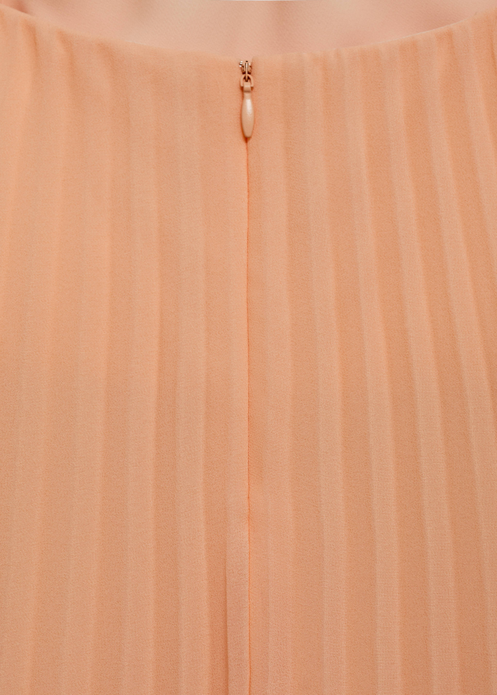 Vestido plisado palabra de honor - Detalle del artículo 0