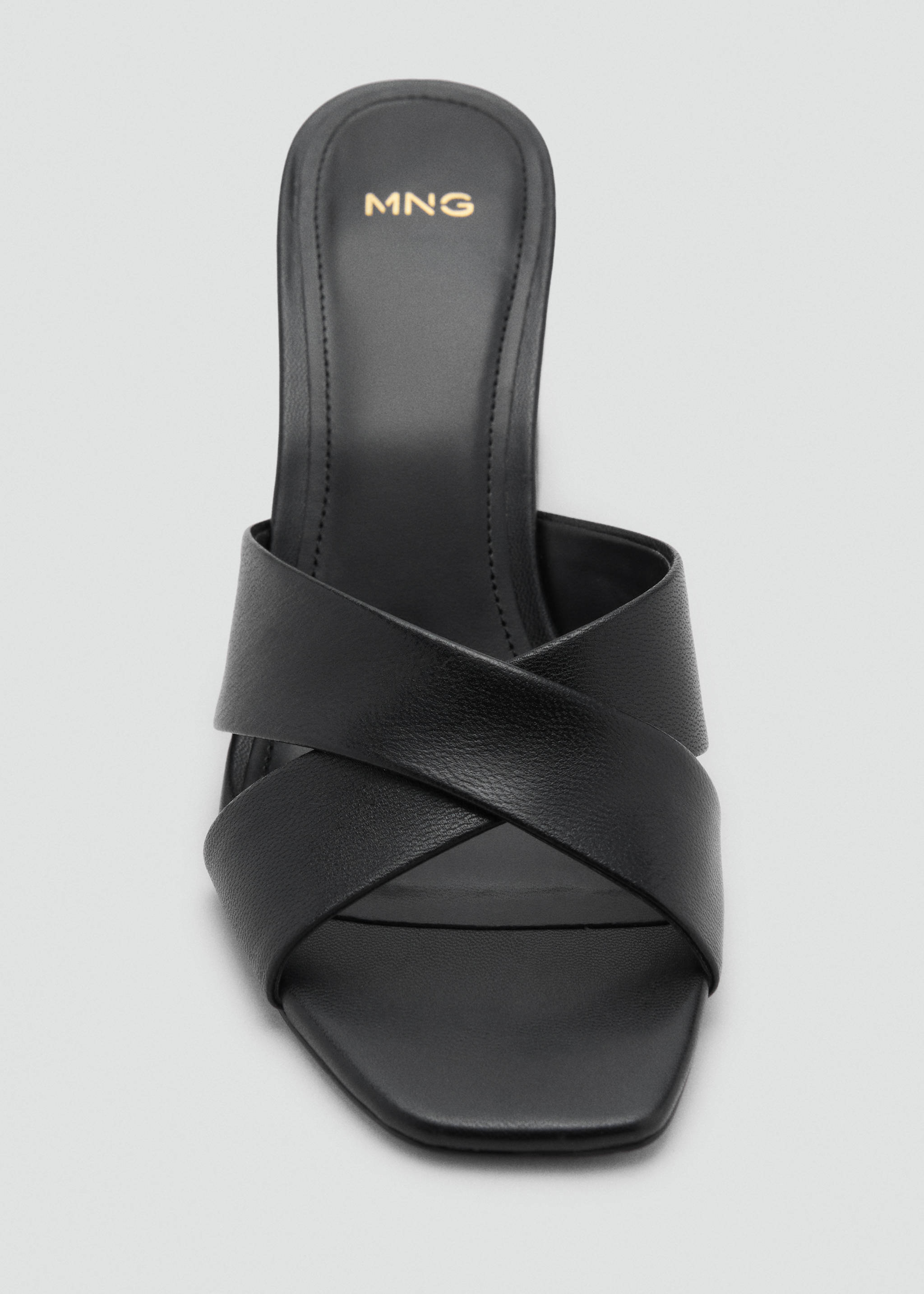 Leather block-heel sandals - Details of the article 3