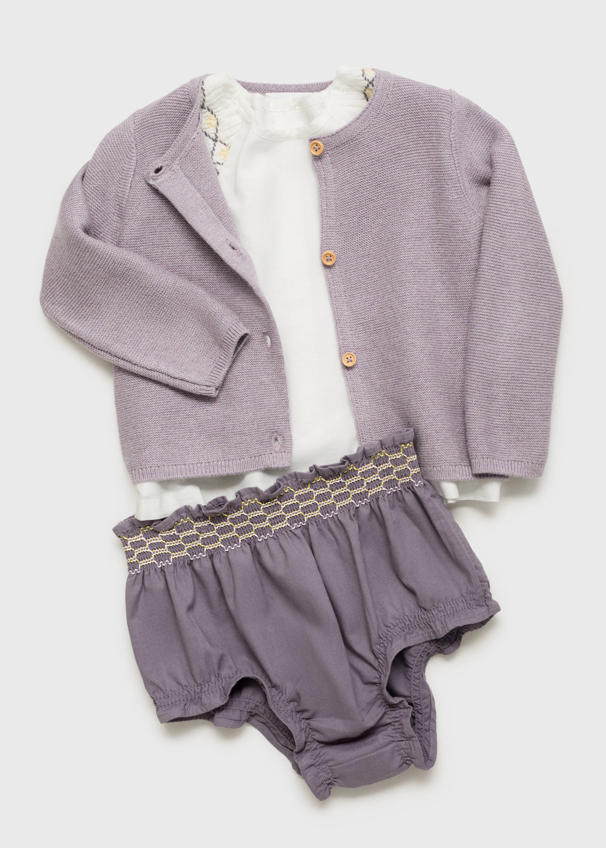 Knitted button cardigan - Details of the article 6