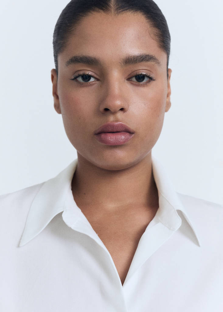 Lyocell sleeveless shirt — Off White