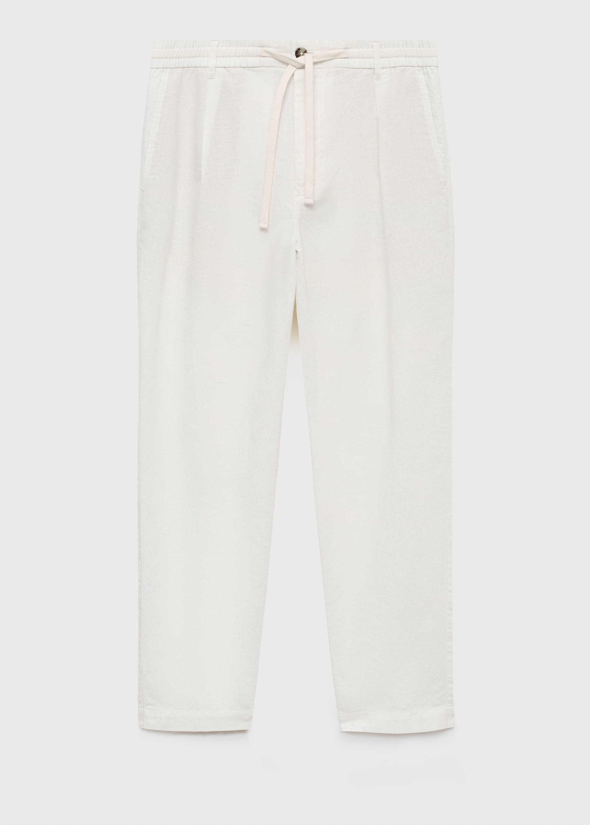 Slim-fit trousers with drawstring - Article without model