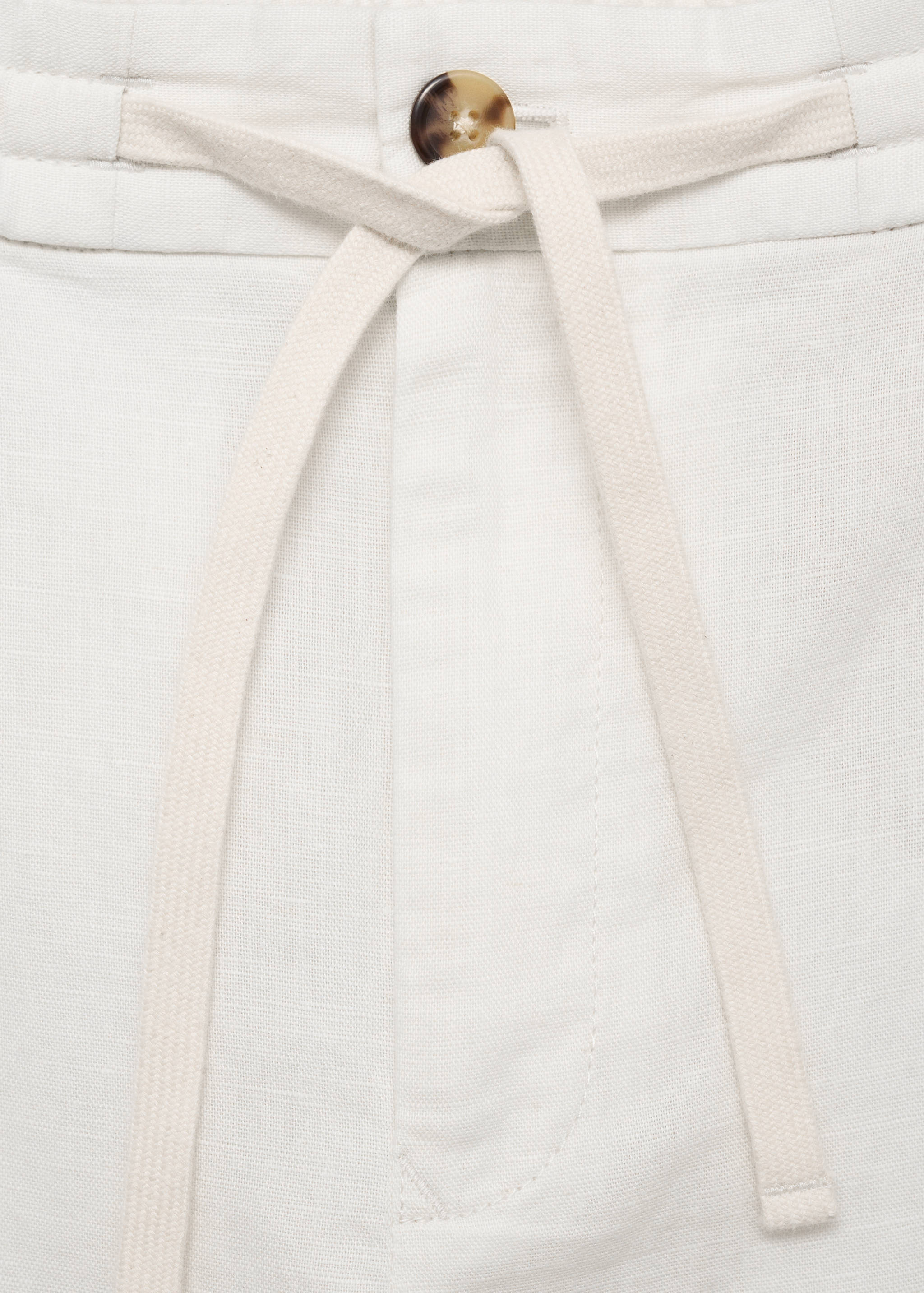 Slim-fit trousers with drawstring - Details of the article 8