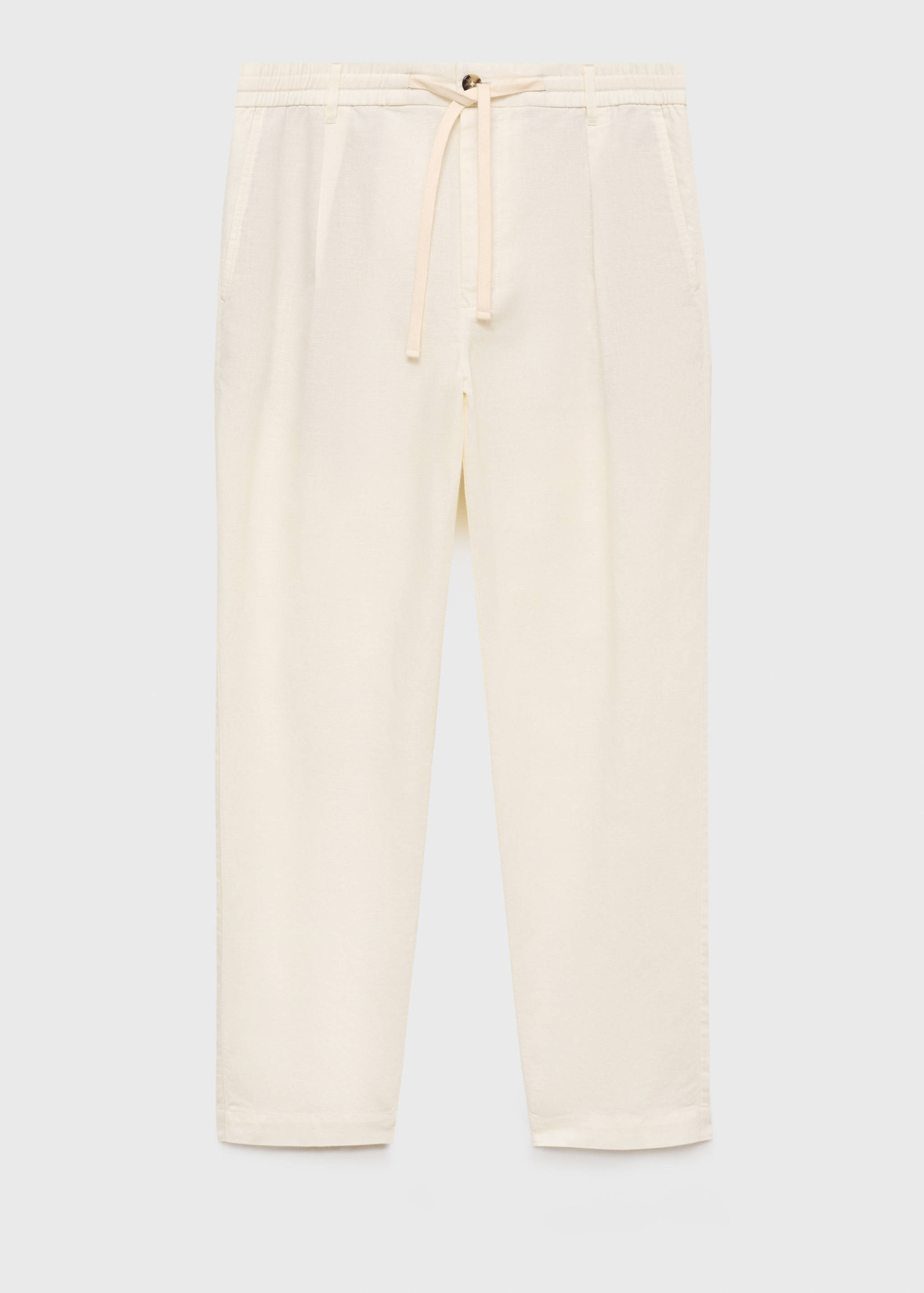 Slim-fit pants with drawstring - Article without model