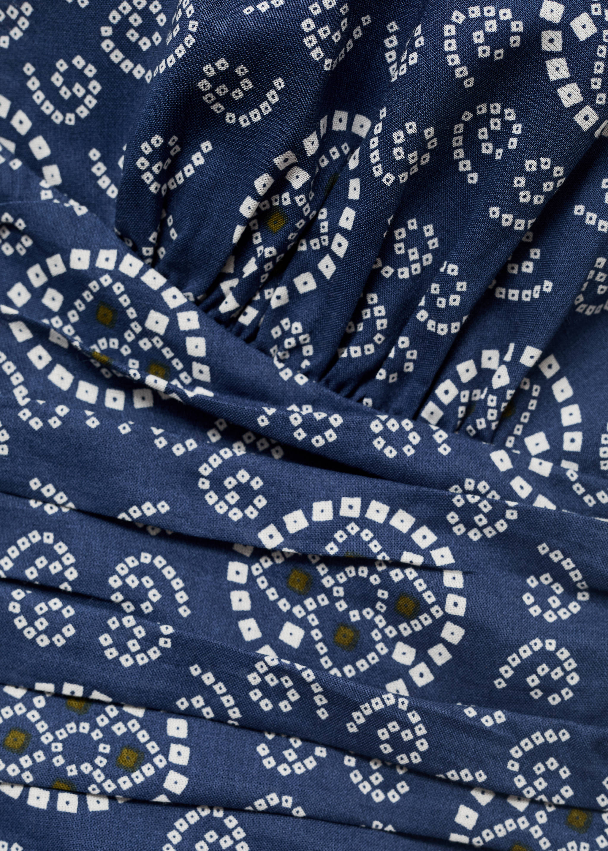 Printed draped dress - Details of the article 8