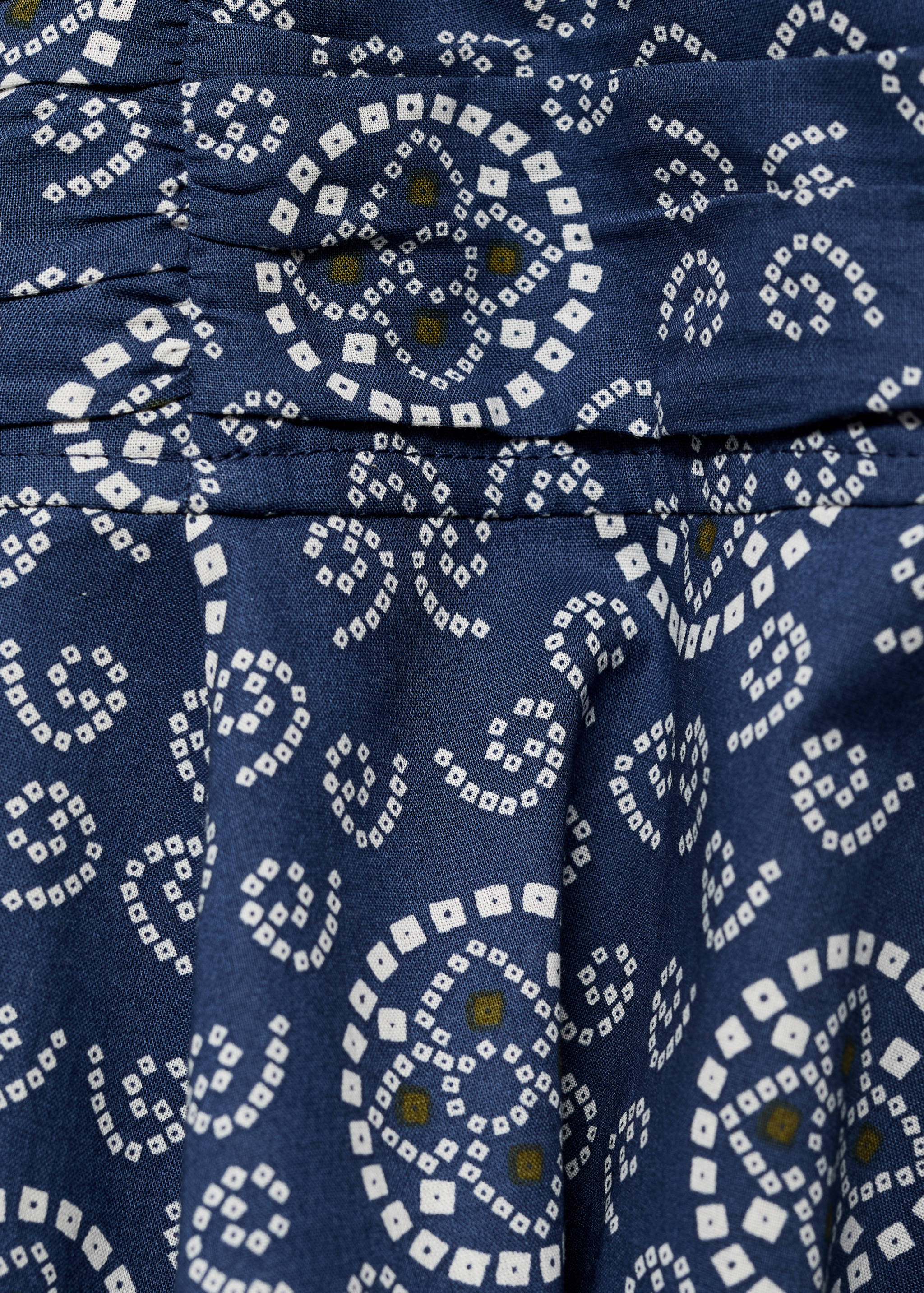 Printed draped dress - Details of the article 0