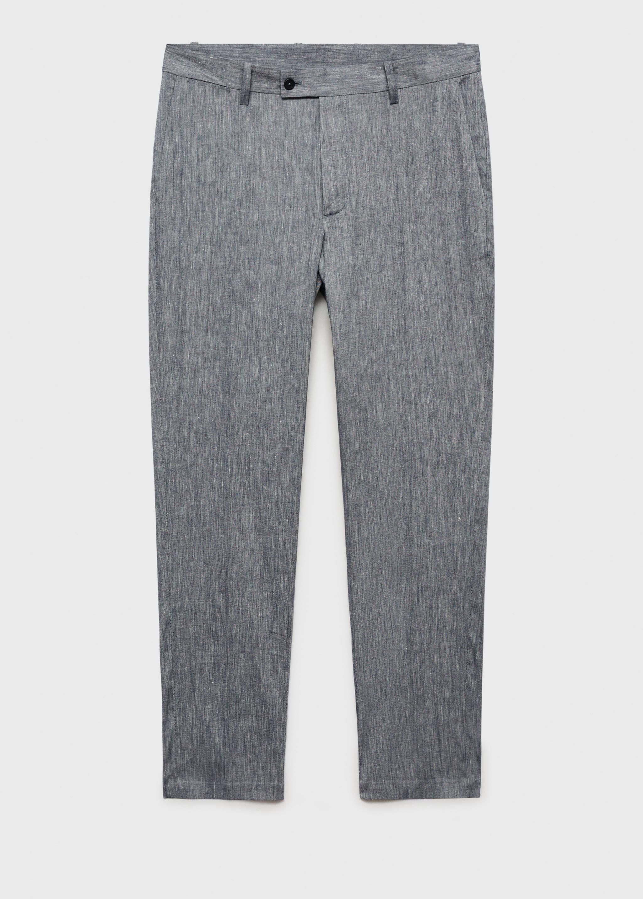 Брюки изо льна slim fit - Изделие без модели