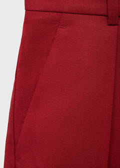 Linen-blend suit bermuda shorts — Maroon 7
