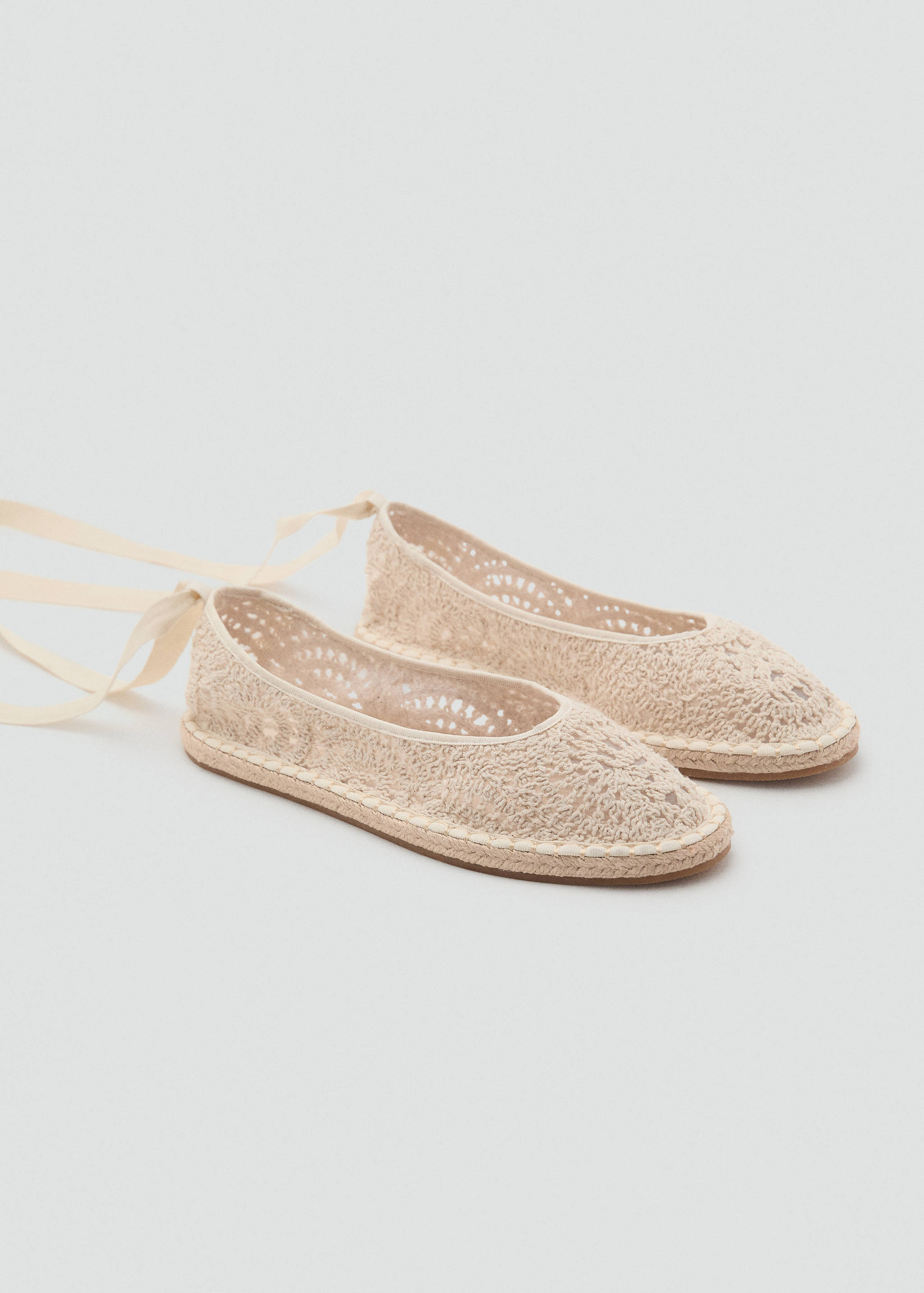 Crochet ballet flats - Medium plane