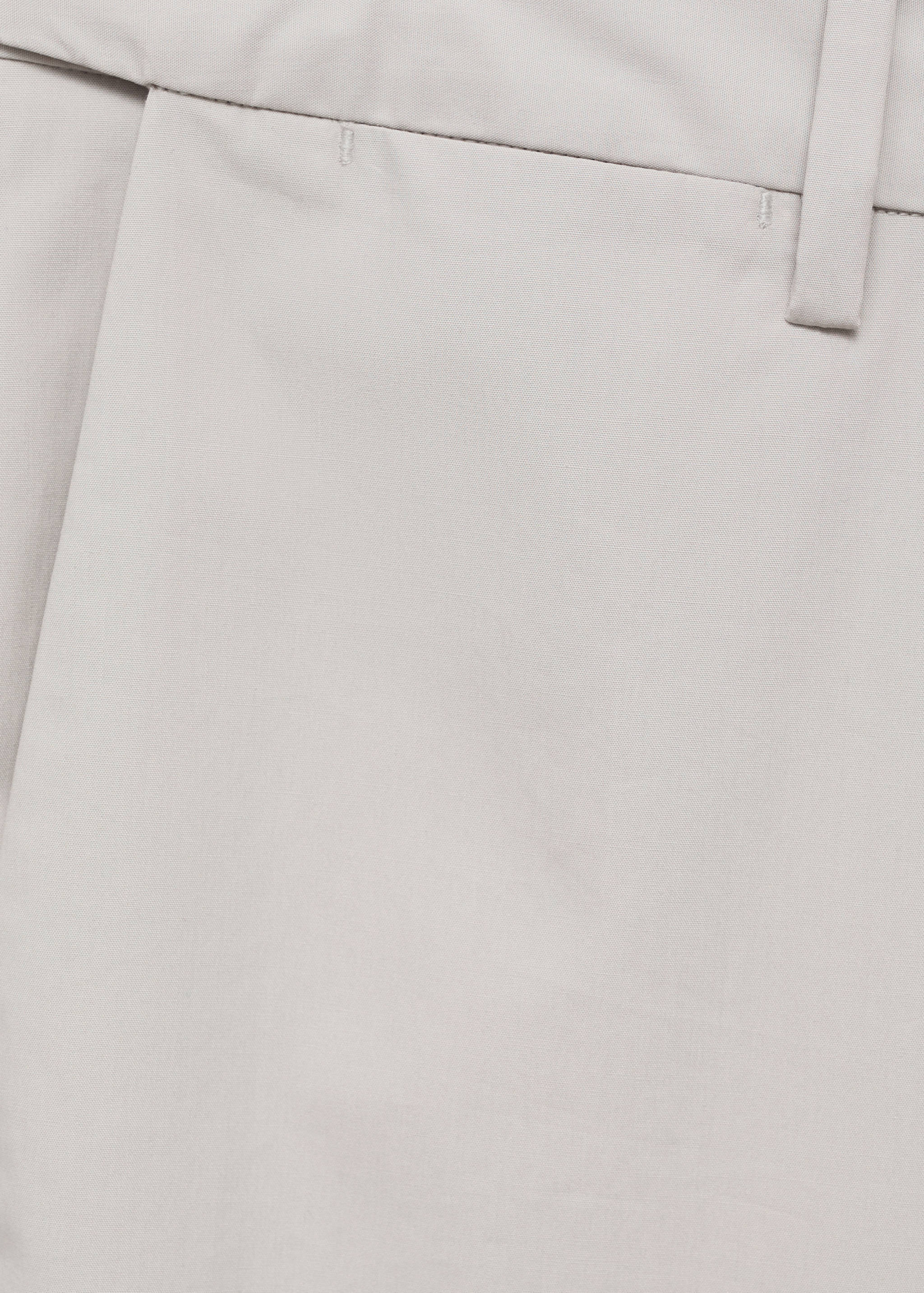 100% slim-fit cotton trousers - Details of the article 0