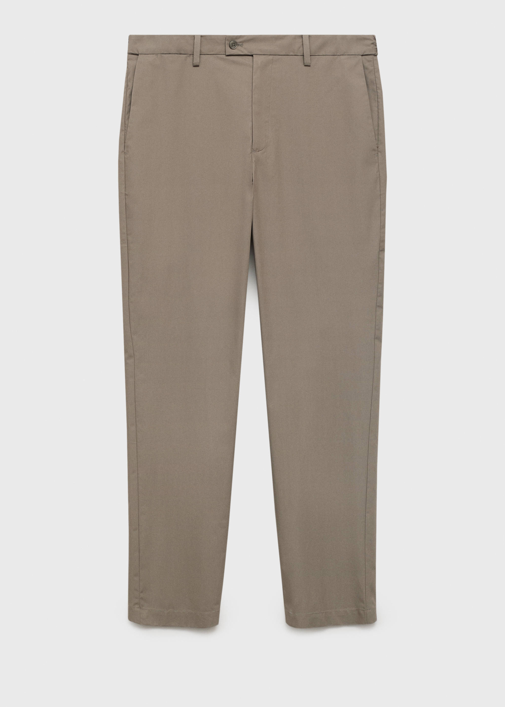 100% slim-fit cotton trousers - Article without model