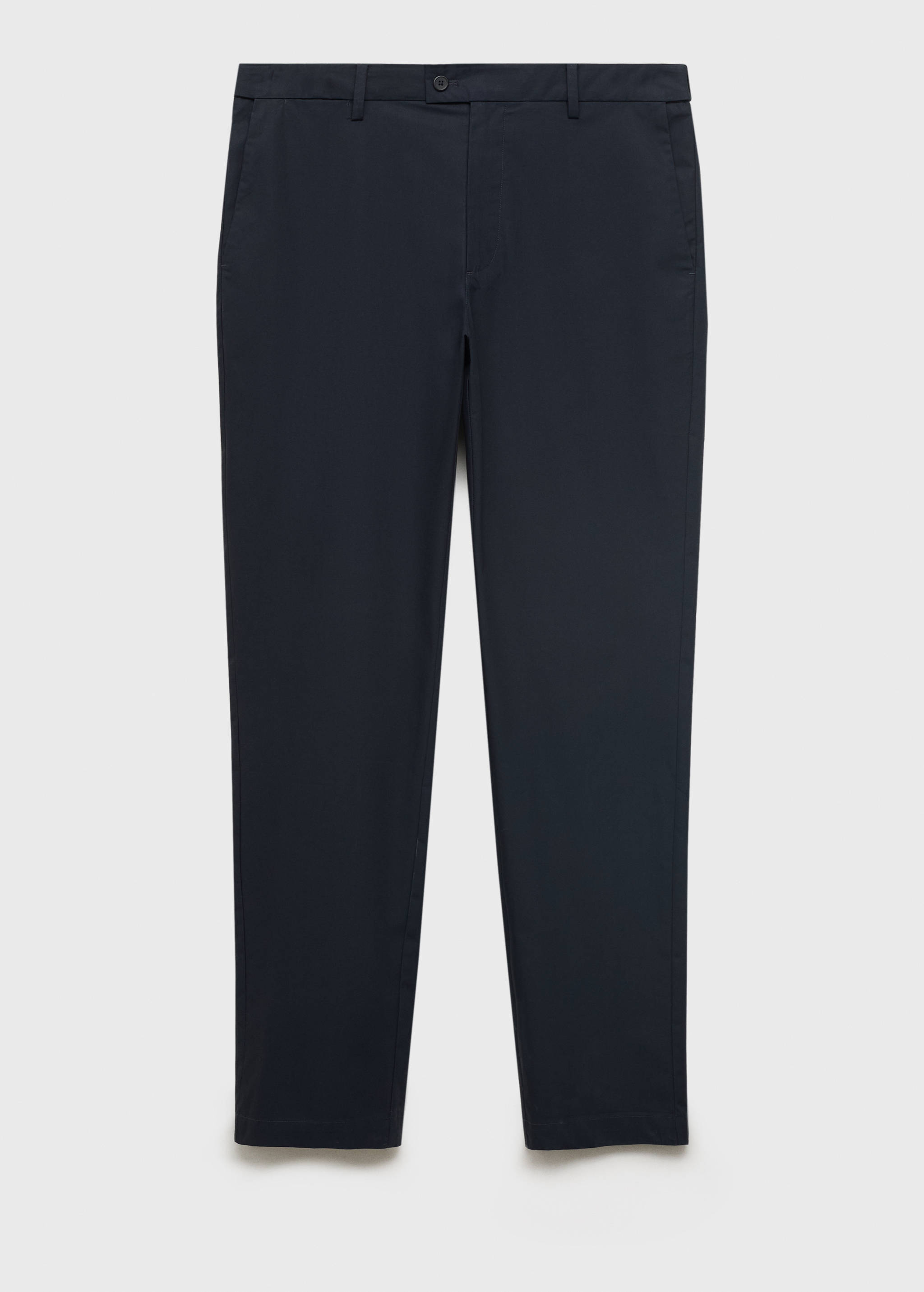 100% slim-fit cotton trousers - Article without model