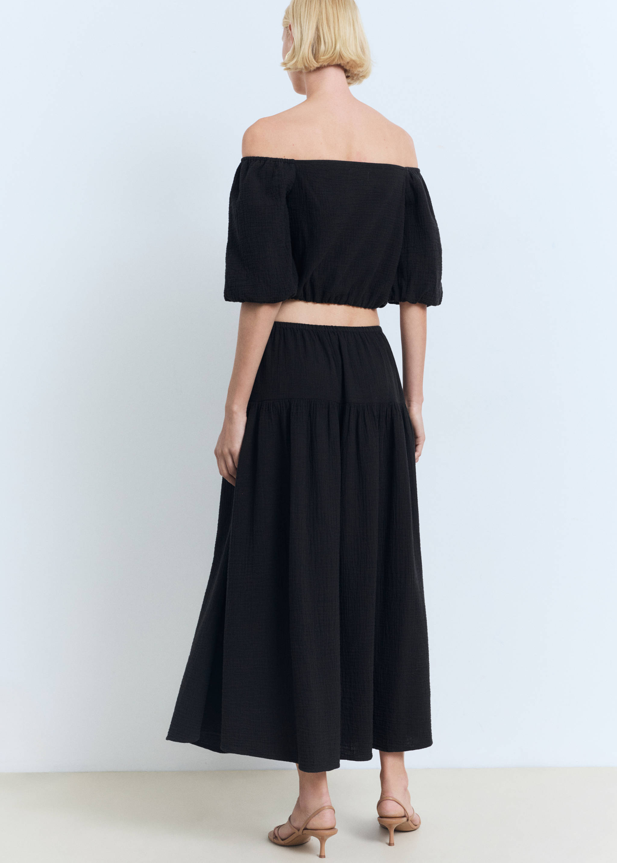 Jupe coton cordon - Verso de l’article