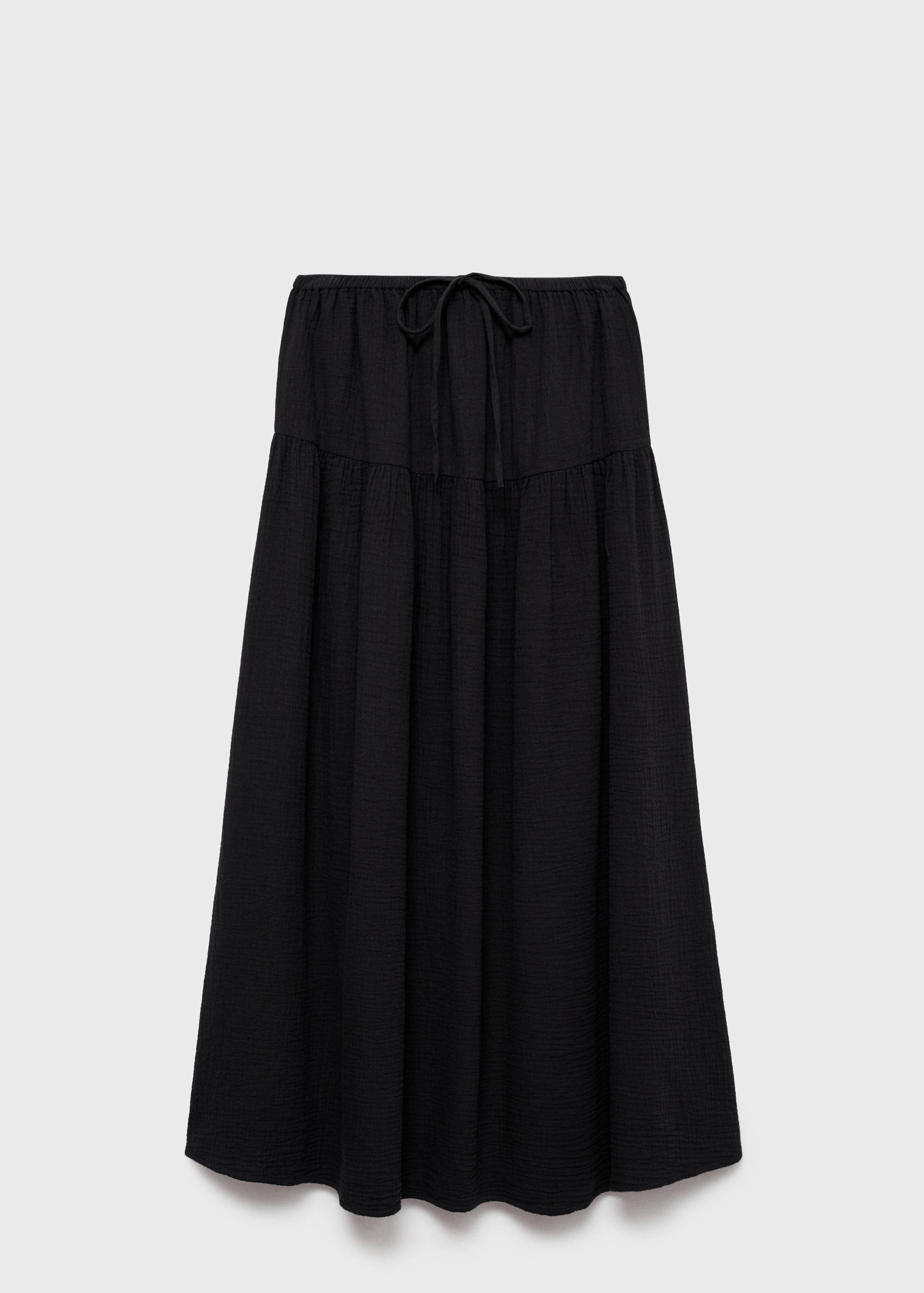 Cotton drawstring skirt - Article without model