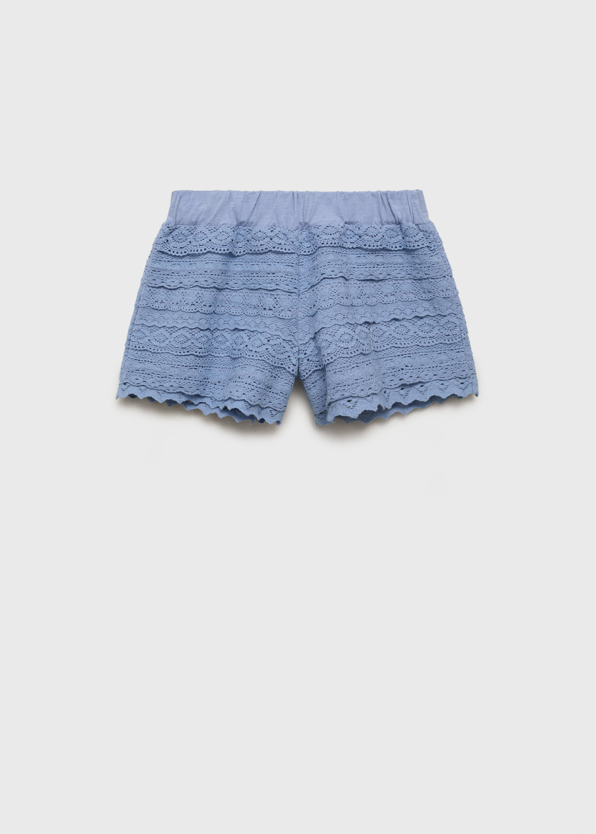 Crochet shorts with ruffles - Article without model
