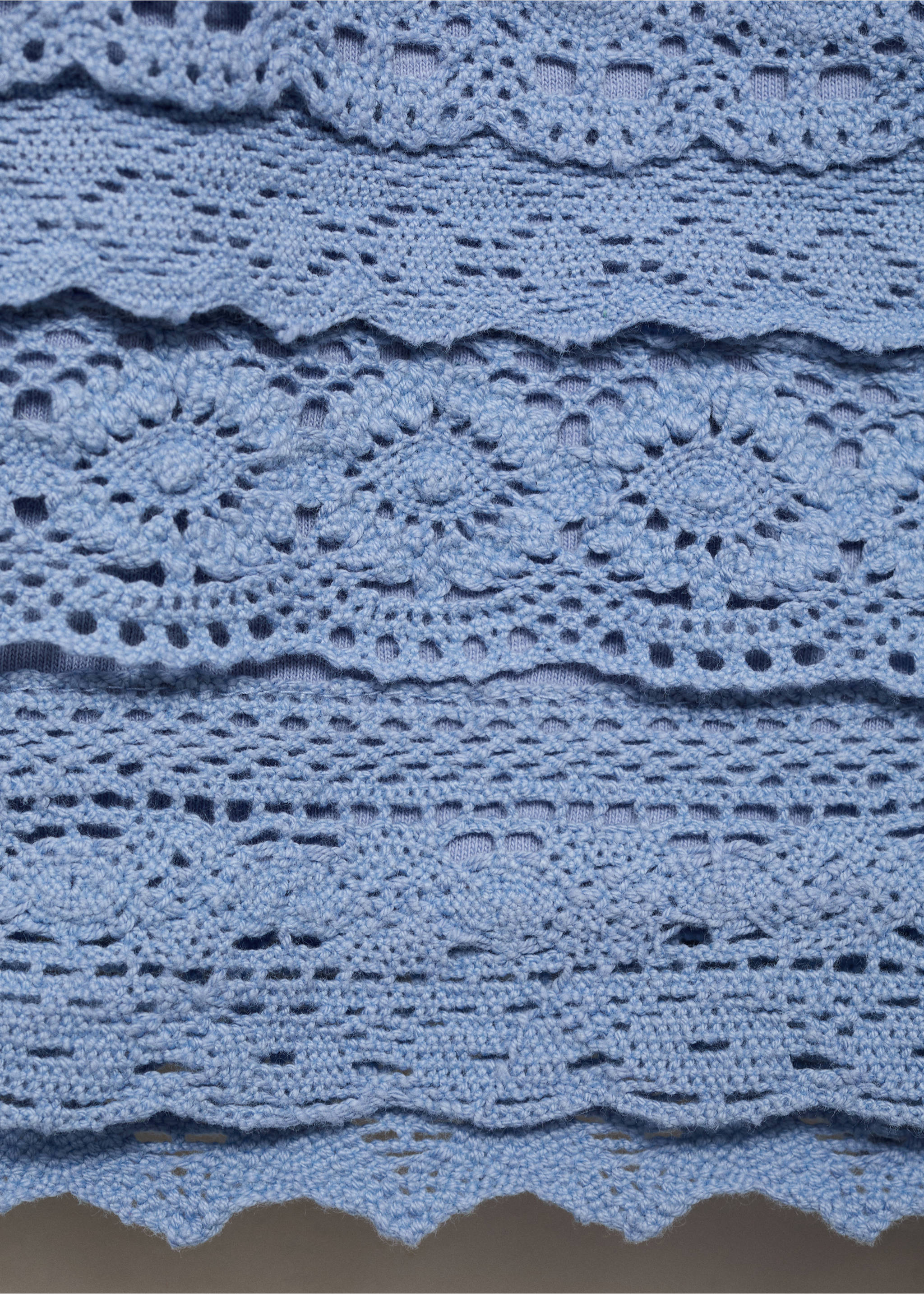 Shorts volantes crochet - Detalle del artículo 0, Verde menta. Ref: 17071164-00.