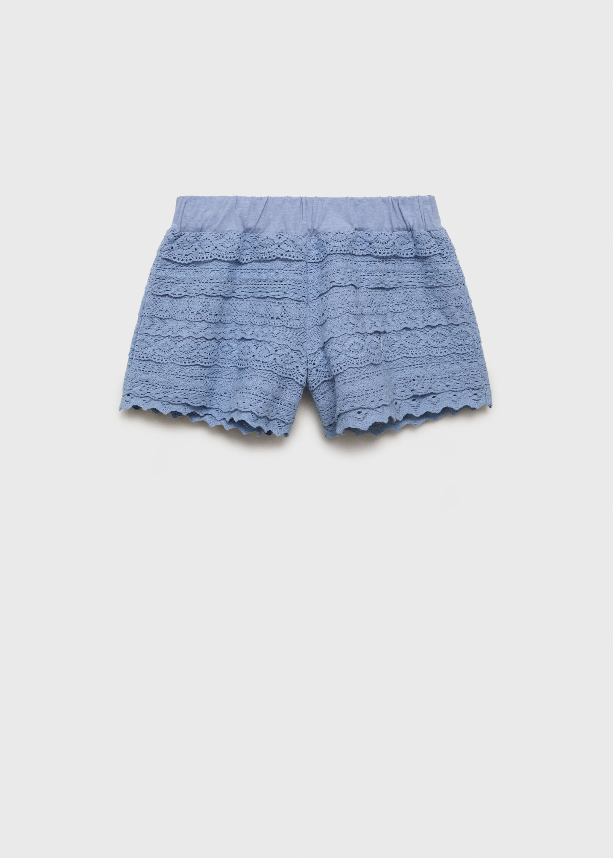 Shorts volantes crochet - Artículo sin modelo, Verde menta. Ref: 17071164-00.