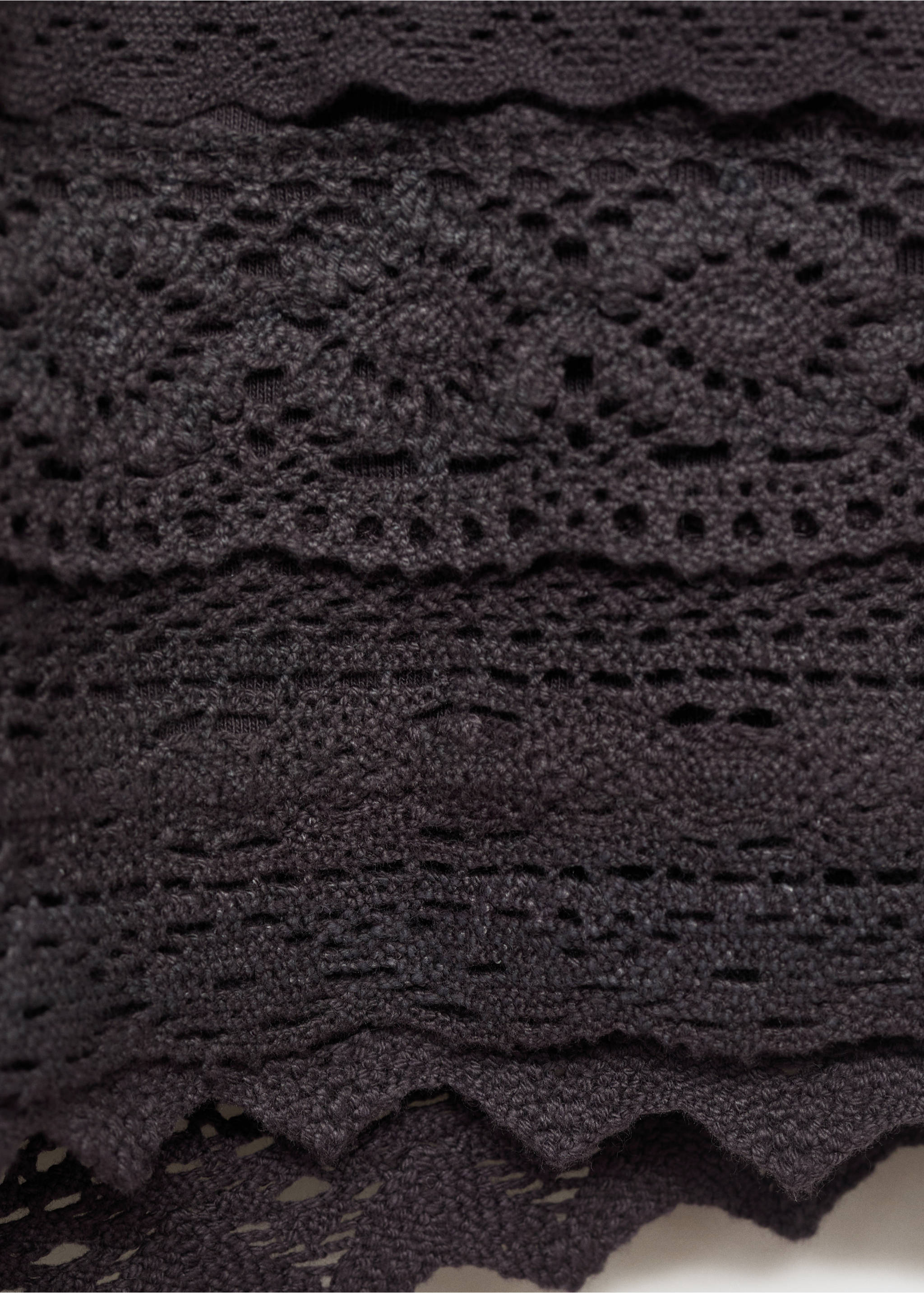 Shorts volantes crochet - Detalle del artículo 0, Gris antracita. Ref: 17071164-00.