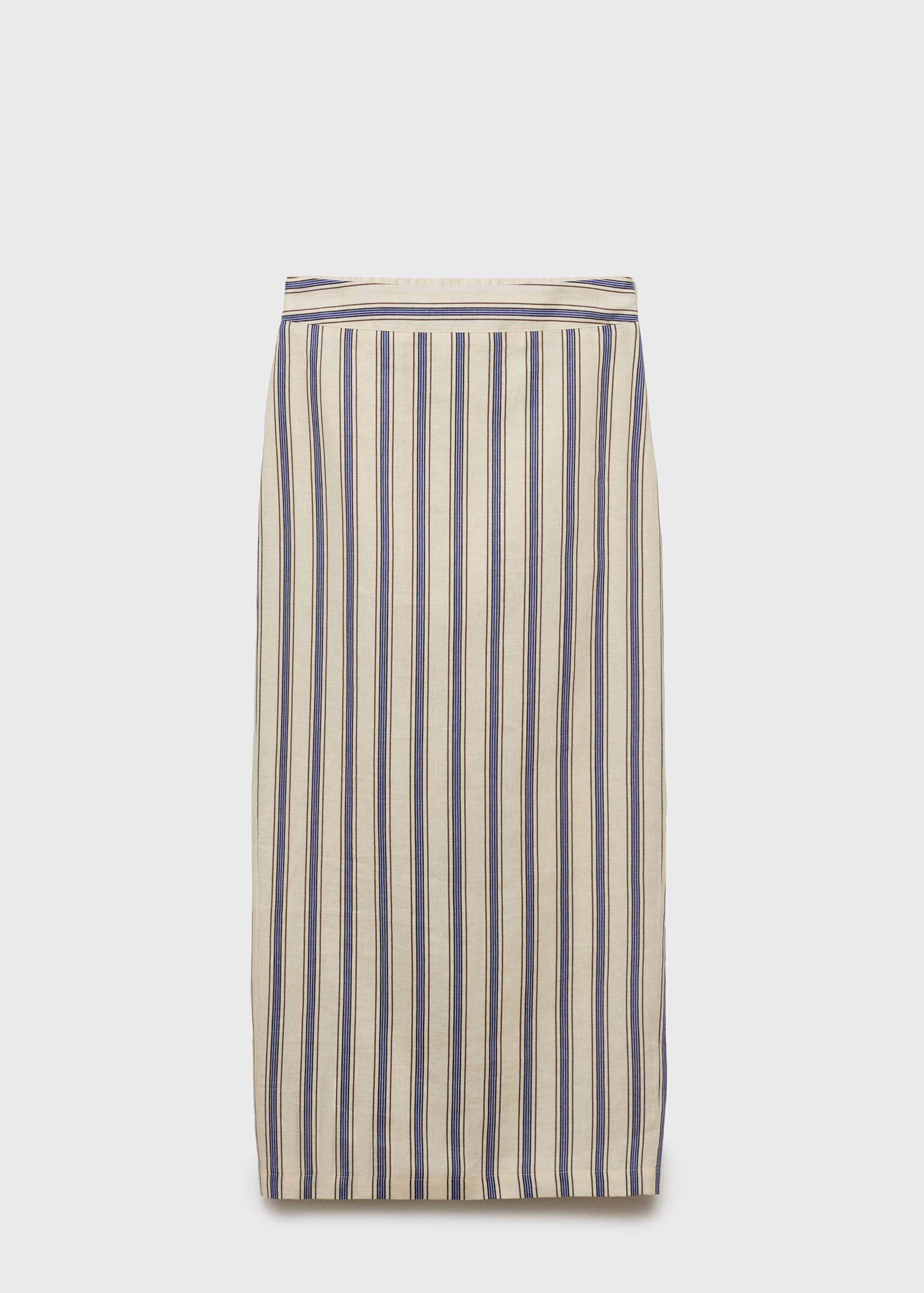 Striped linen skirt - Article without model