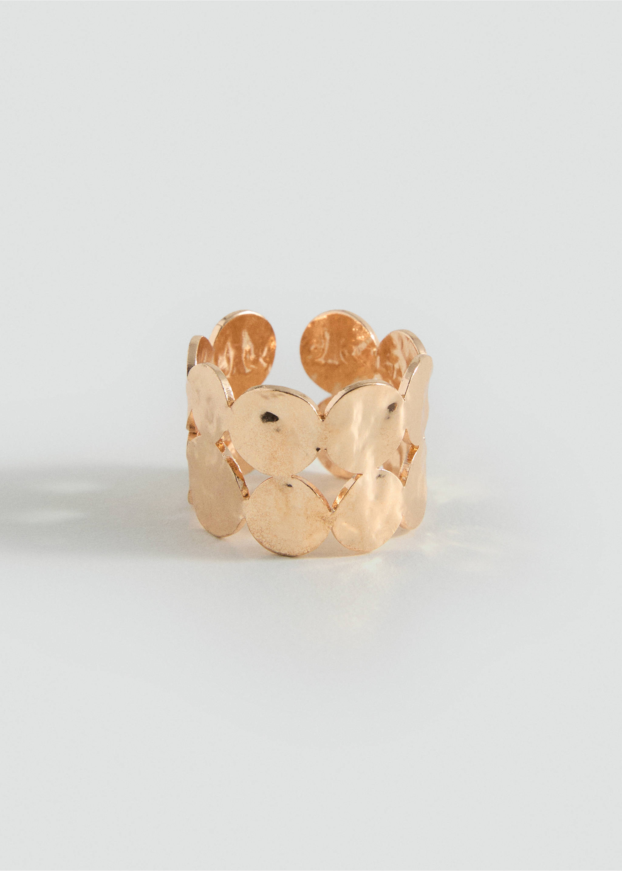 Geometric shapes ring - Article without model, Gold. Ref: 17071166-00.