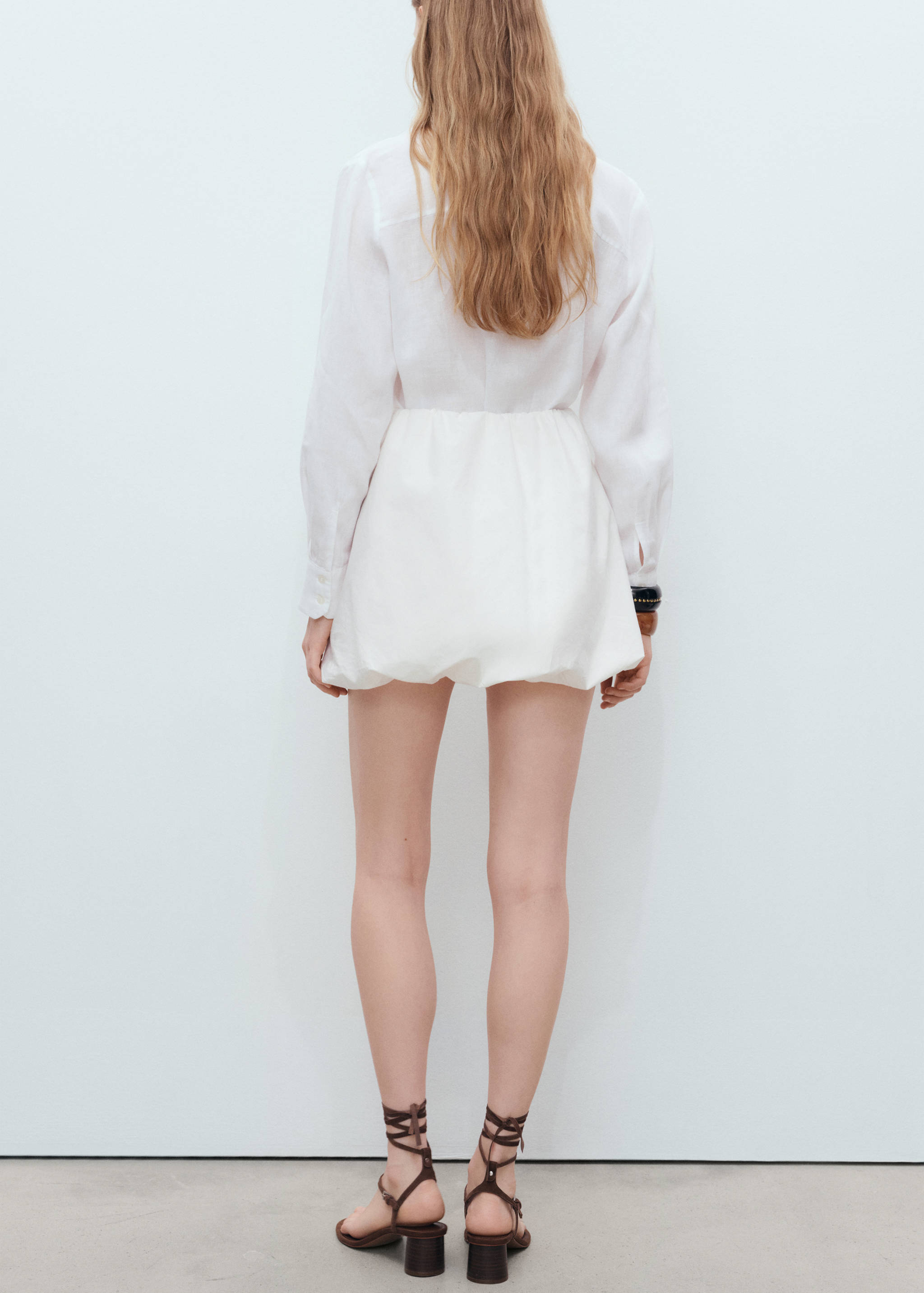 Κεντημένη φούστα balloon - Πίσω όψη προϊόντος