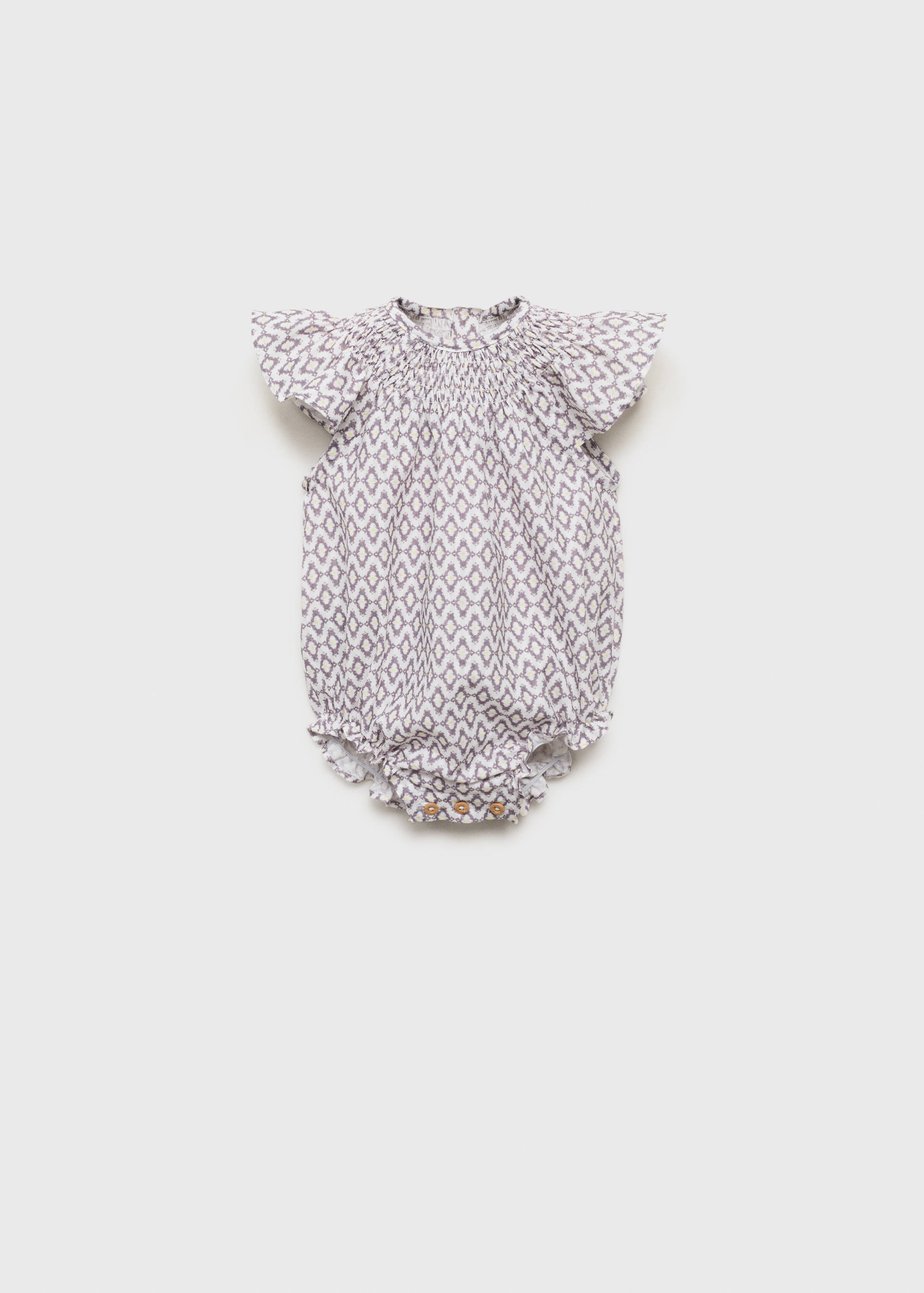 Print cotton one-piece suit - Article without model