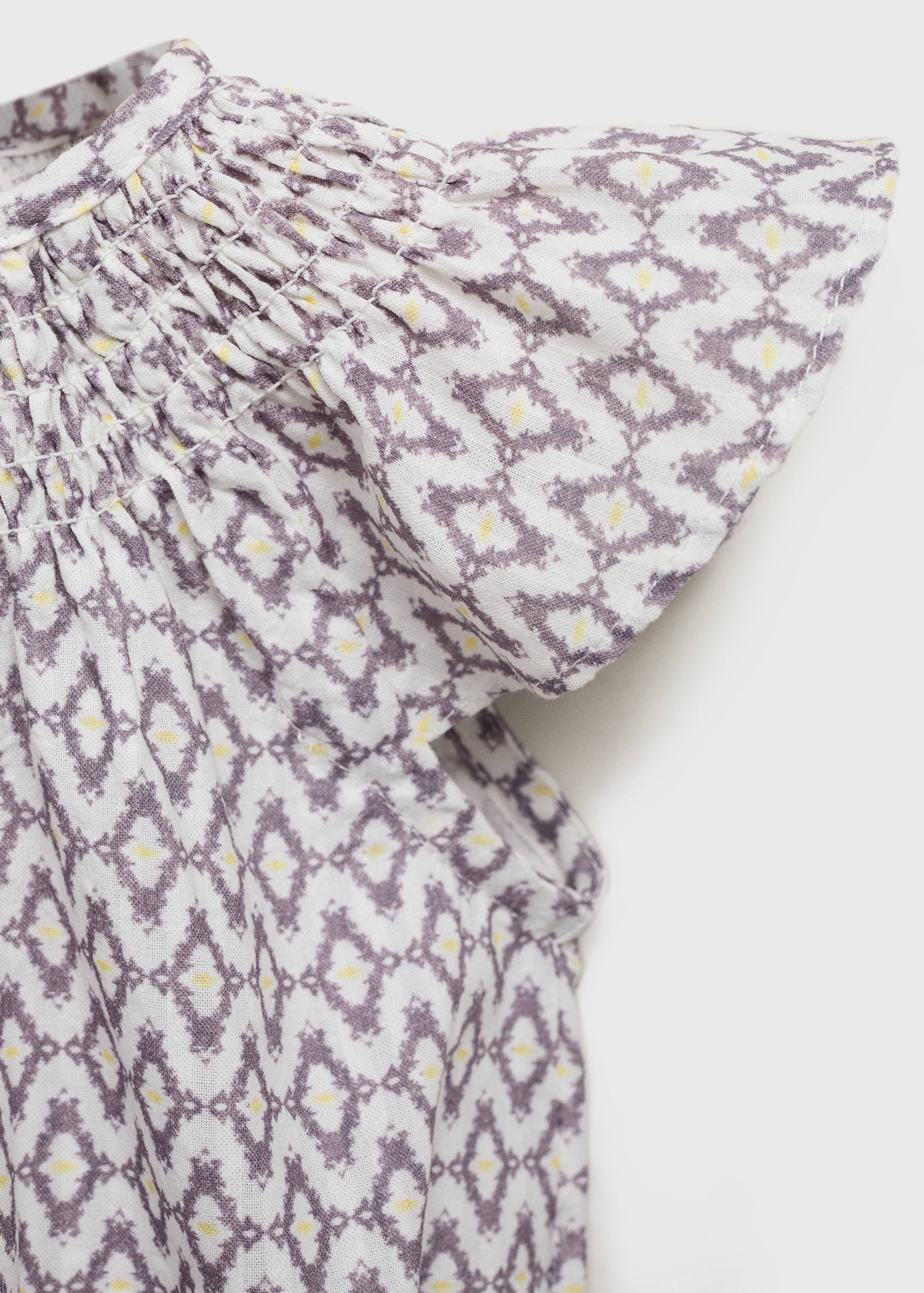 Print cotton one-piece suit - Details of the article 8