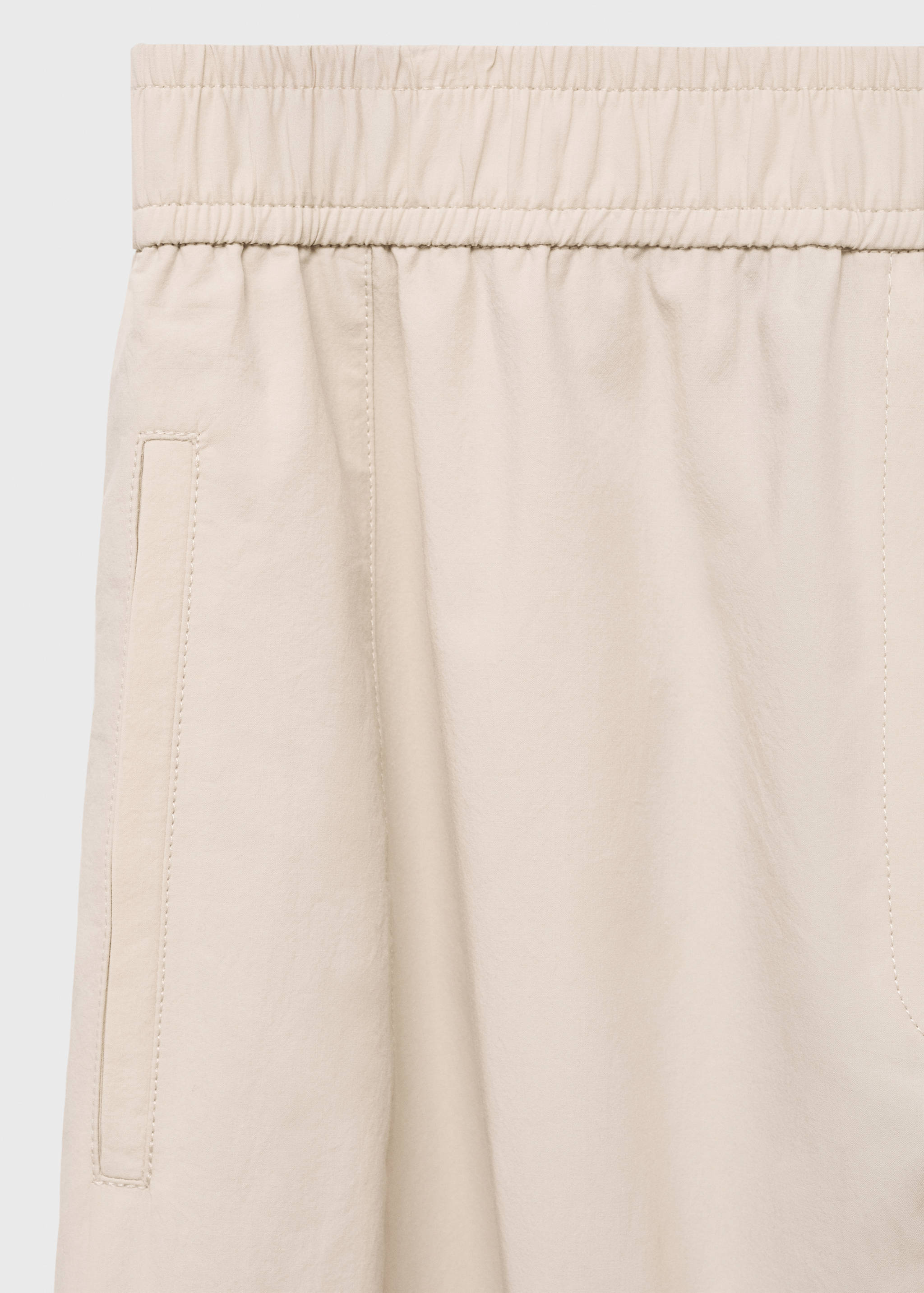 Cotton paperbag trousers - Details of the article 8