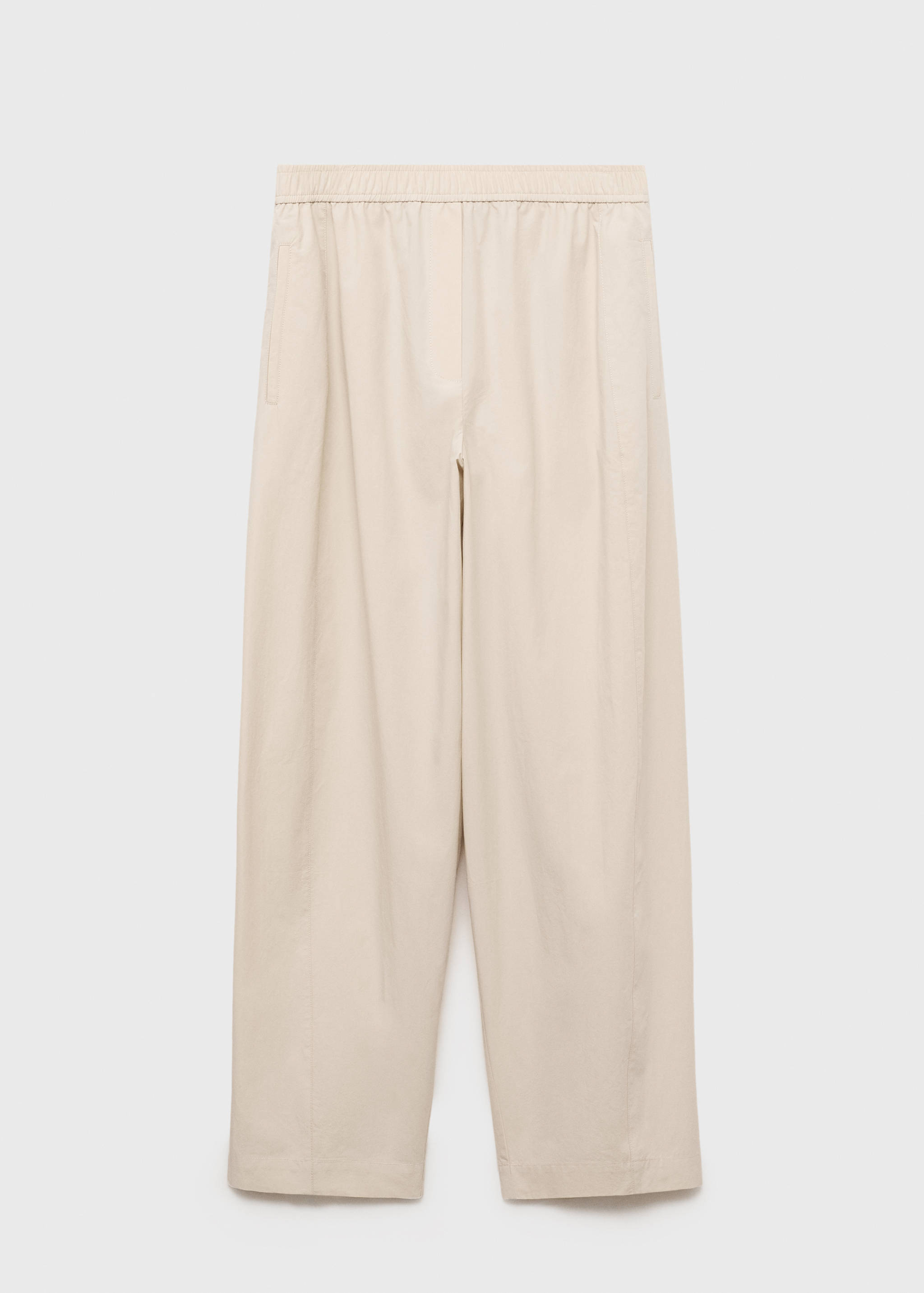 Cotton paperbag trousers - Article without model