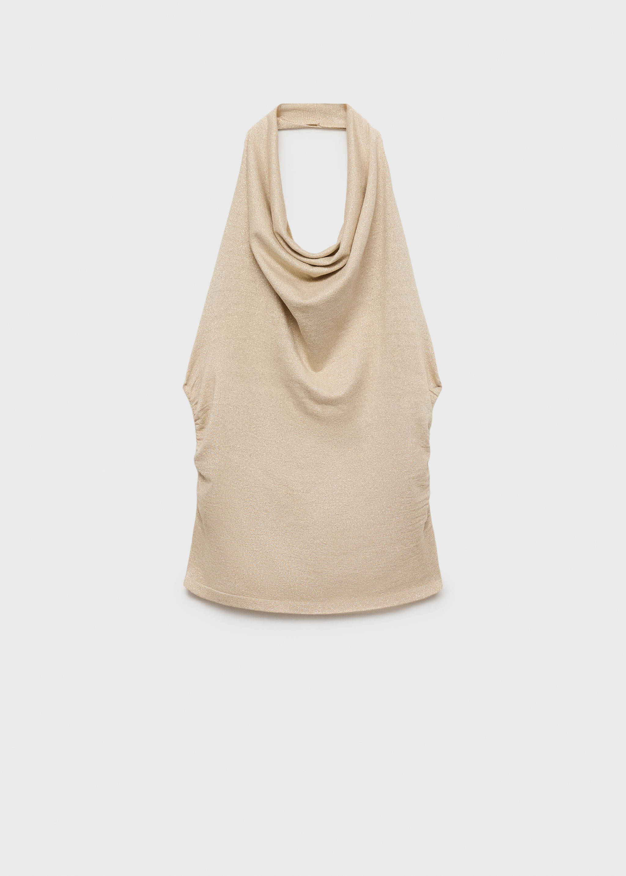 Lurex halter-neck top - Article without model