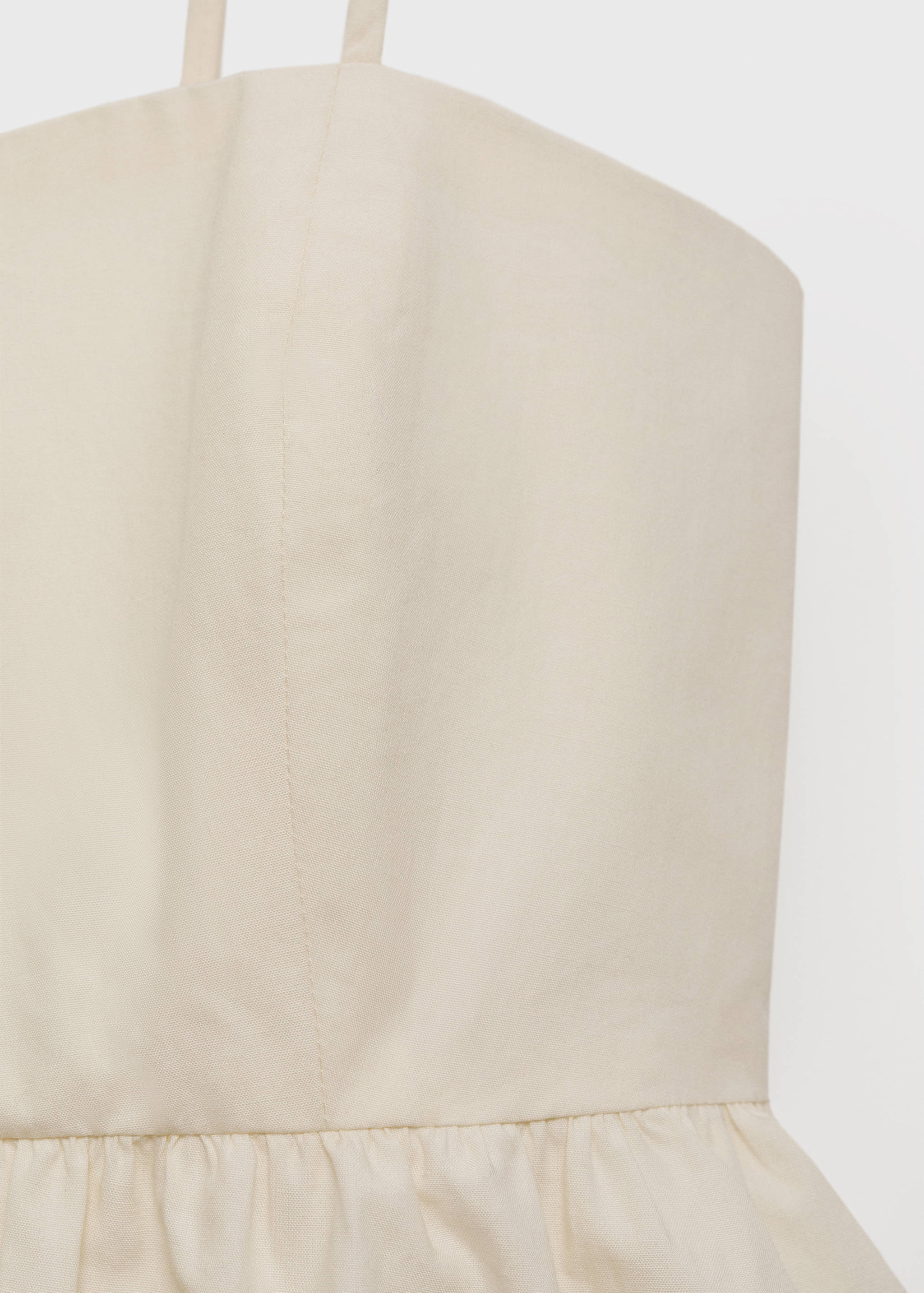 Balloon dress with embroidered flowers - Details of the article 8