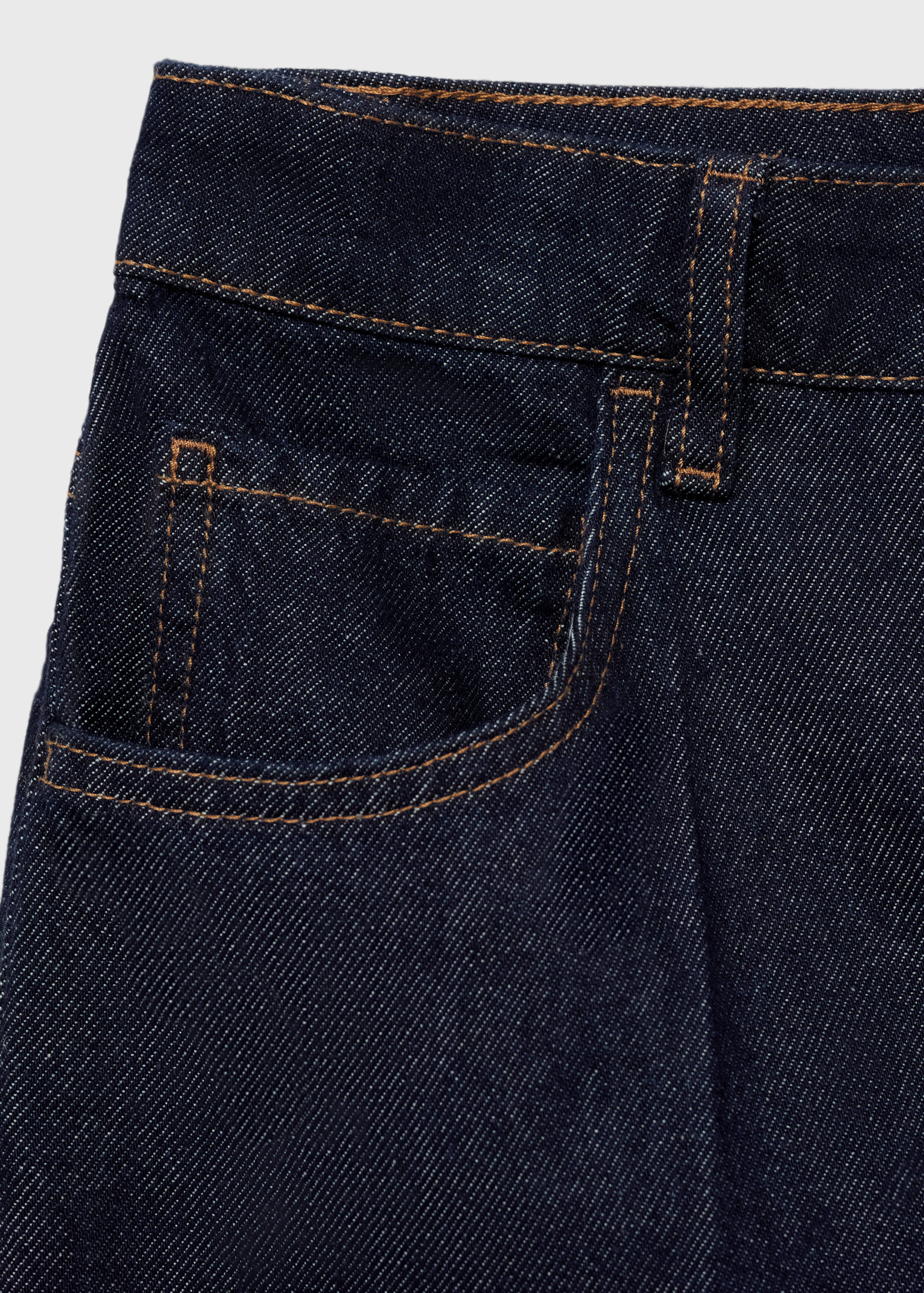 Bermuda en jean taille haute rinse wash - Détail de l'article 0