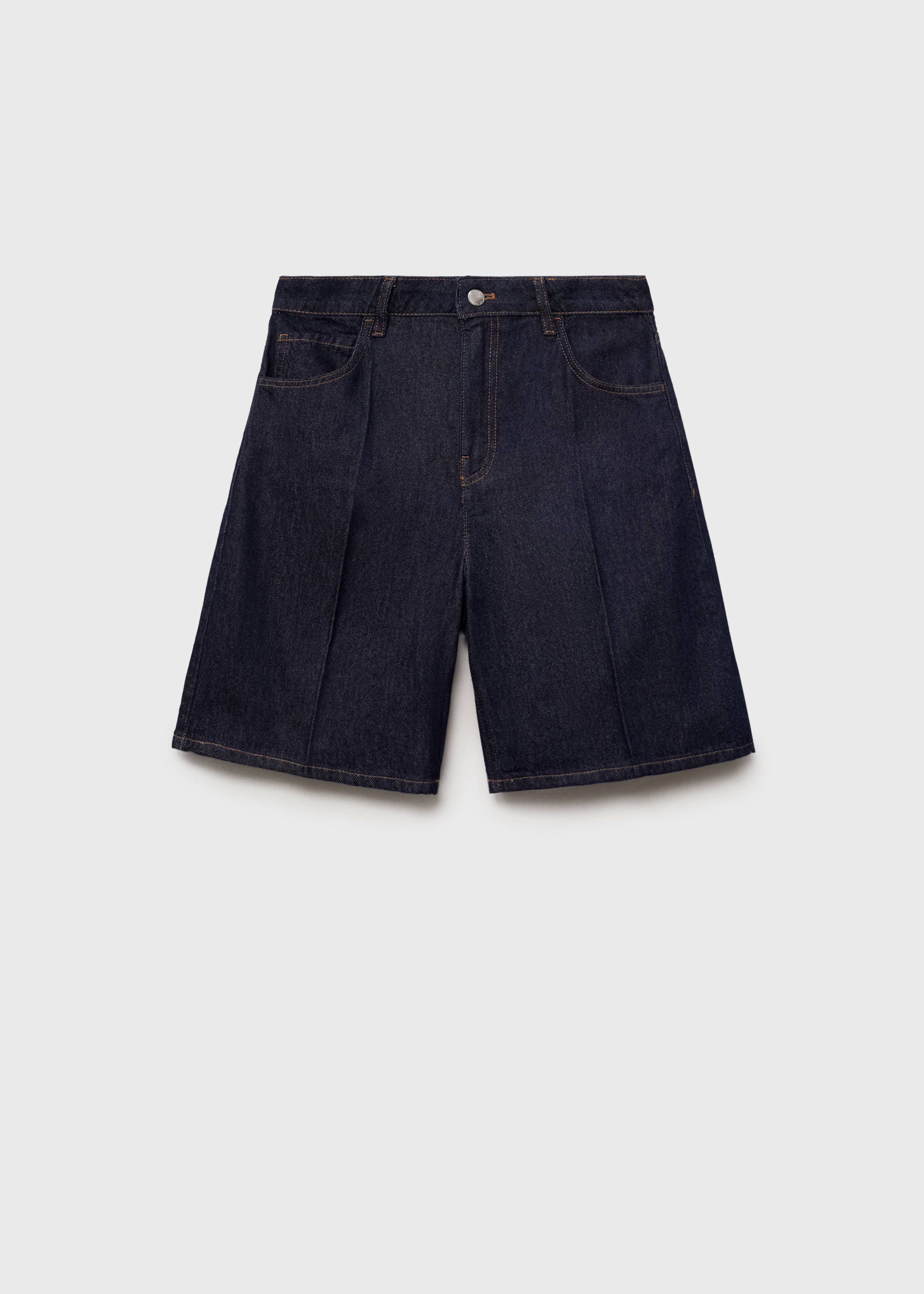 Bermudas denim tiro alto rinse wash - Artículo sin modelo