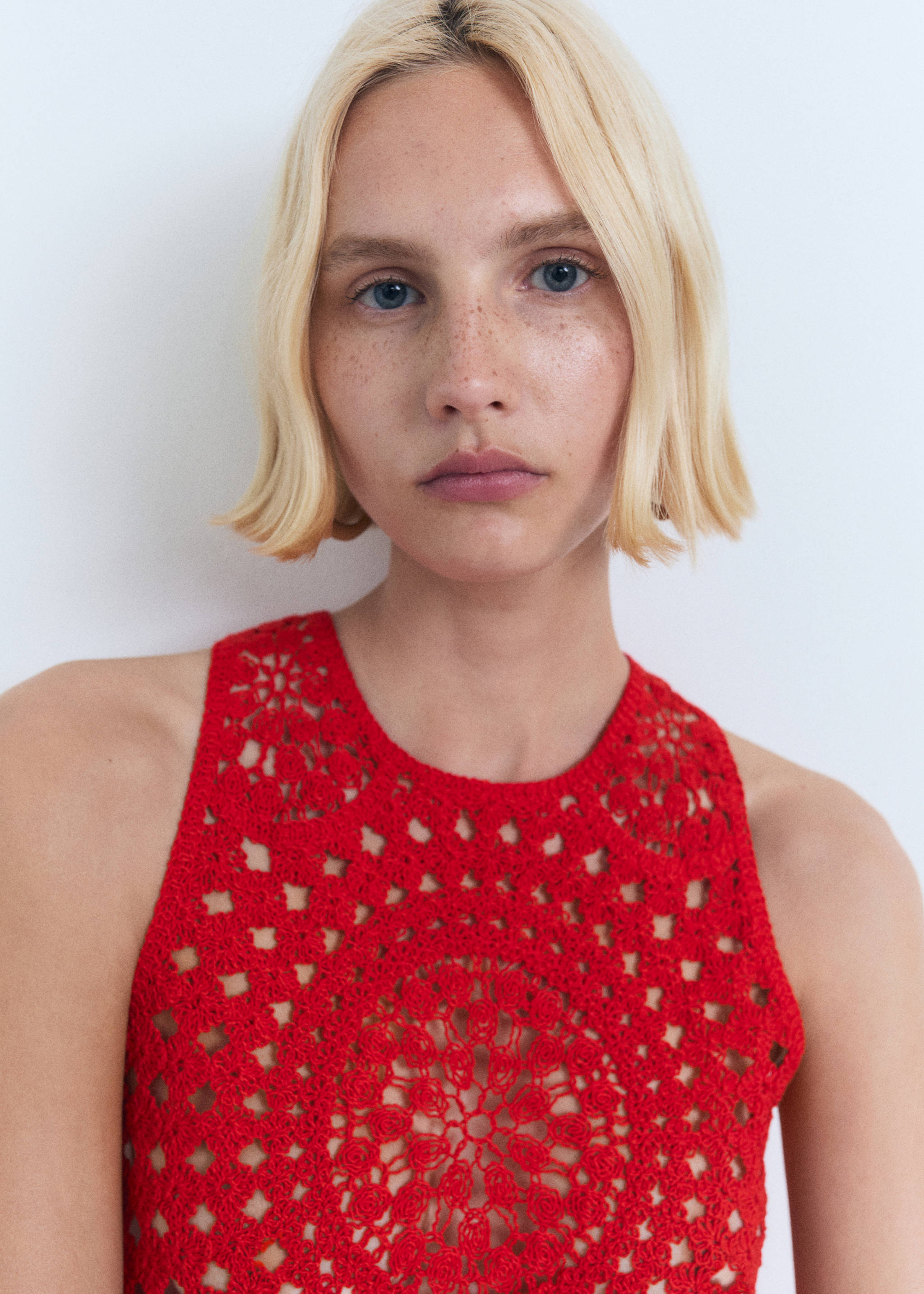 Crochet knitted top - Details of the article 1