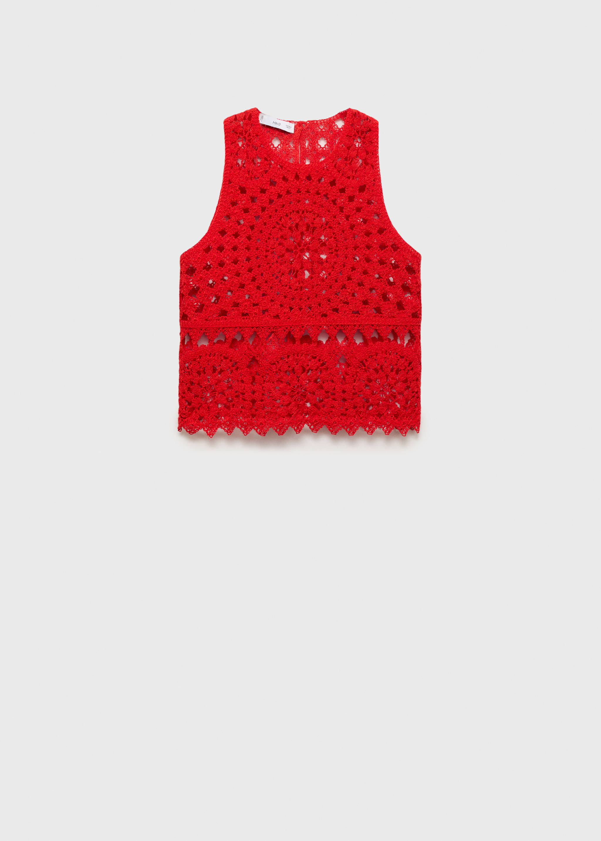 Crochet knitted top - Article without model