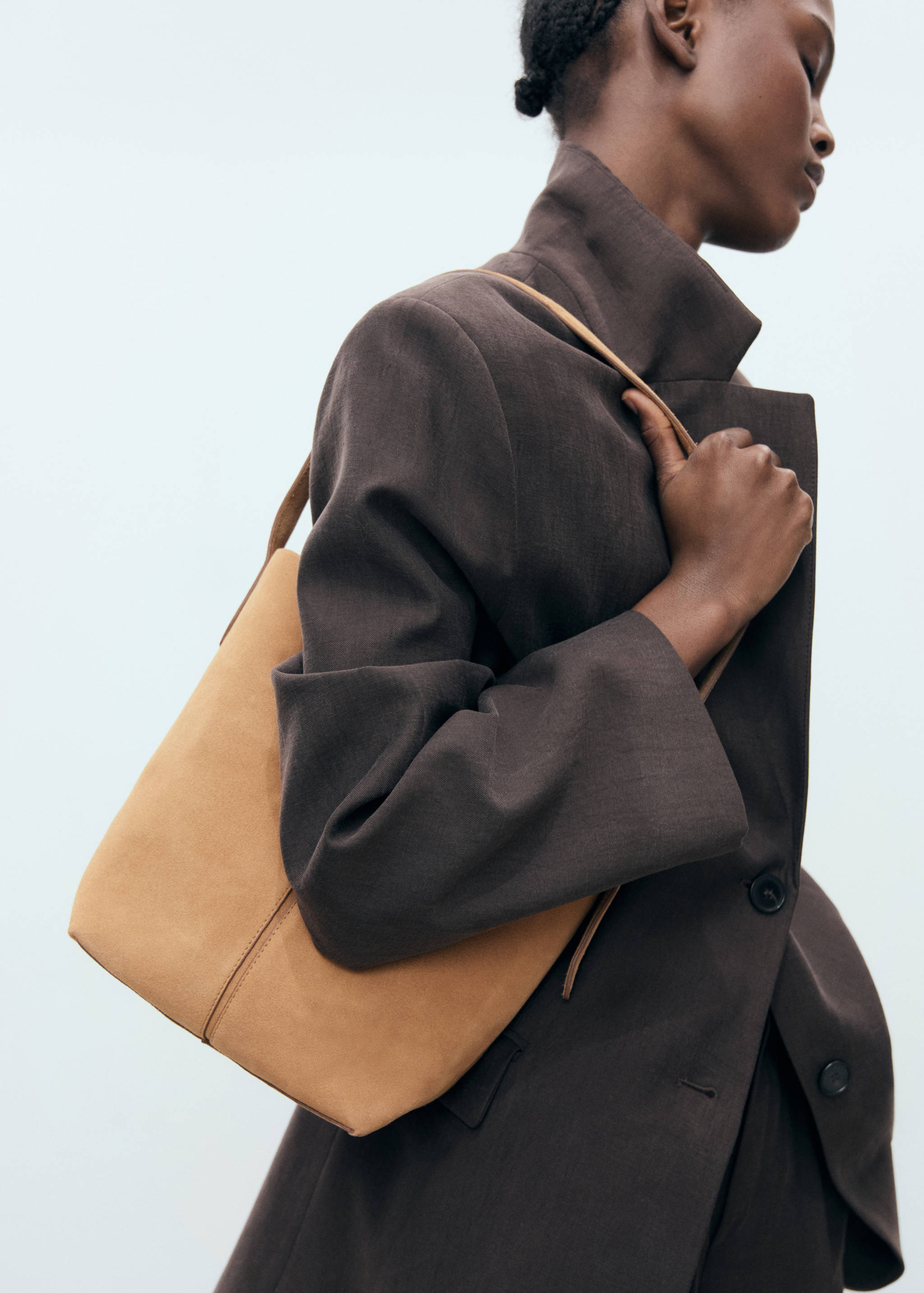 Δερμάτινη τσάντα bucket - Γενικό πλάνο