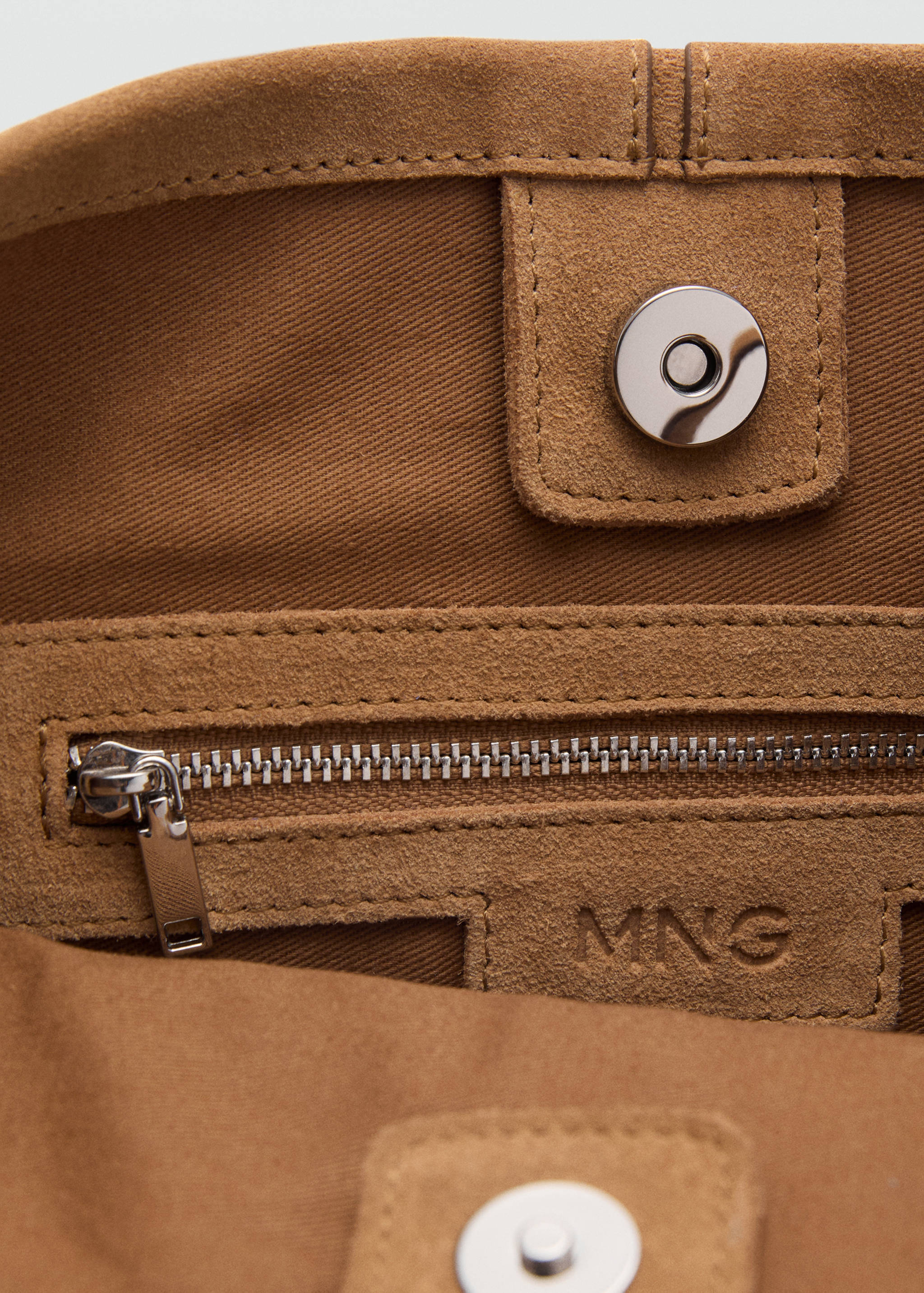 Δερμάτινη τσάντα bucket - Λεπτομέρεια του προϊόντος 3