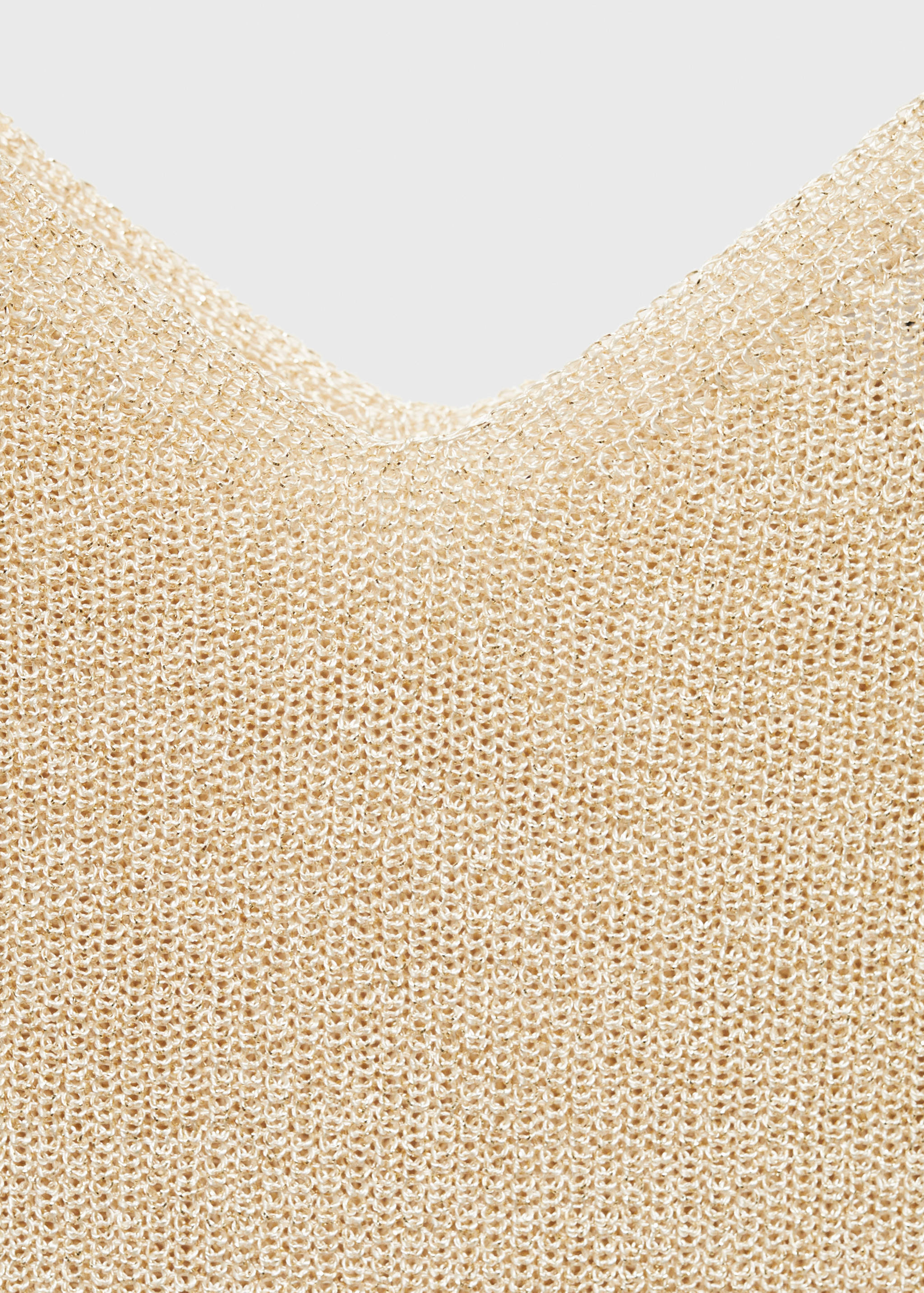 Top maille Lurex col en V - Détail de l'article 0