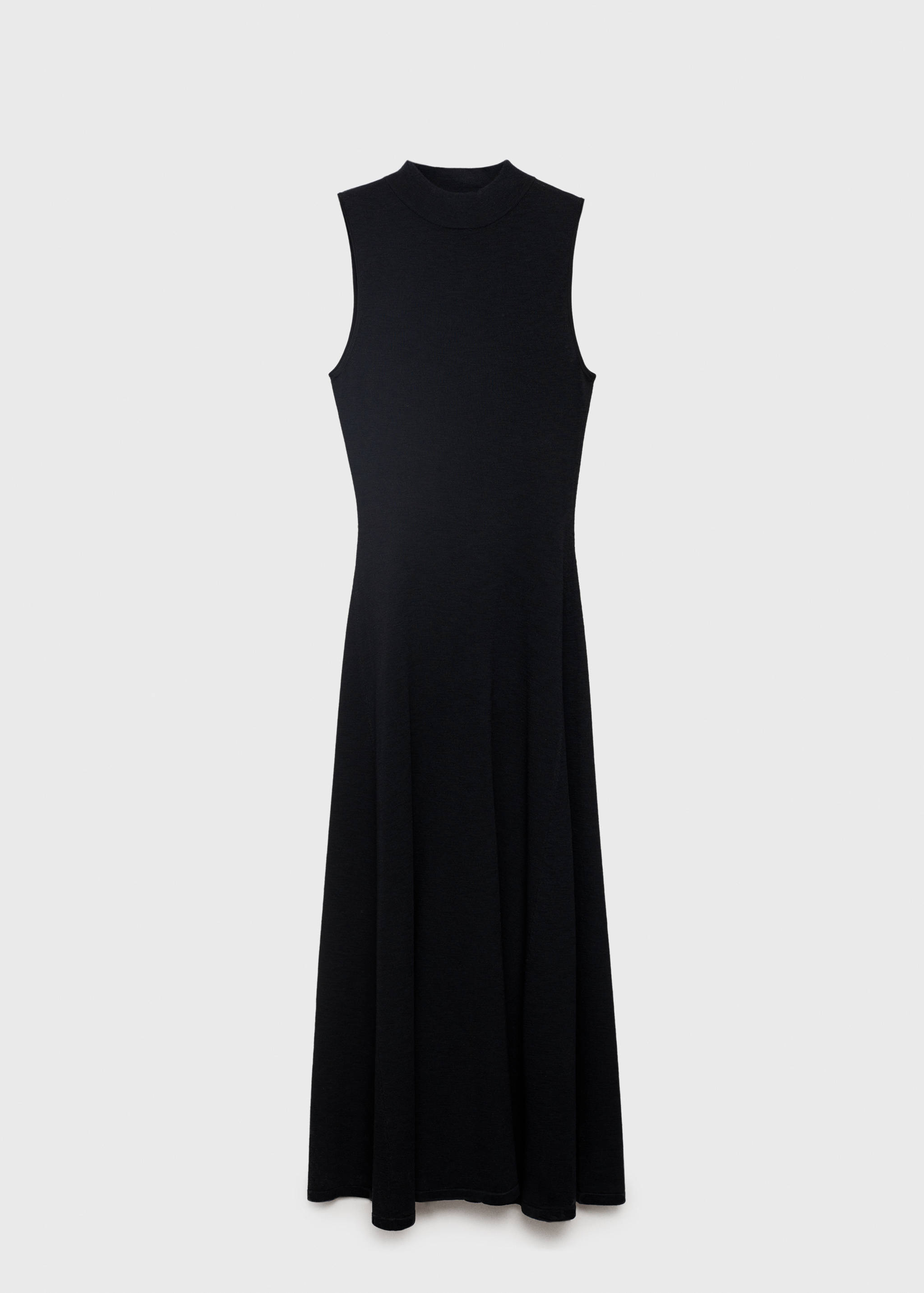 Fine-knit flared dress - Article without model