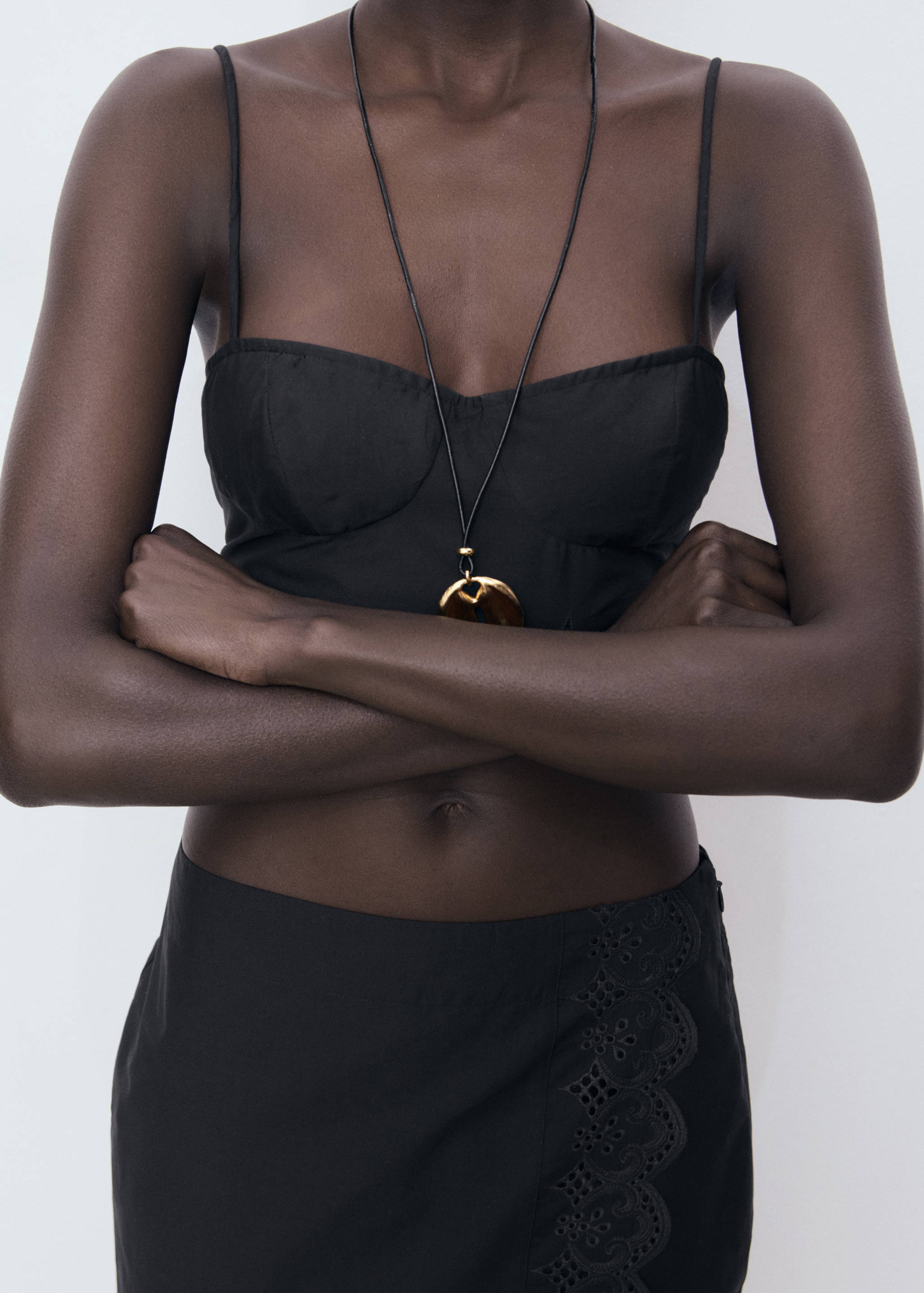 Φούστα βαμβακερή κεντητή - Λεπτομέρεια του προϊόντος 6