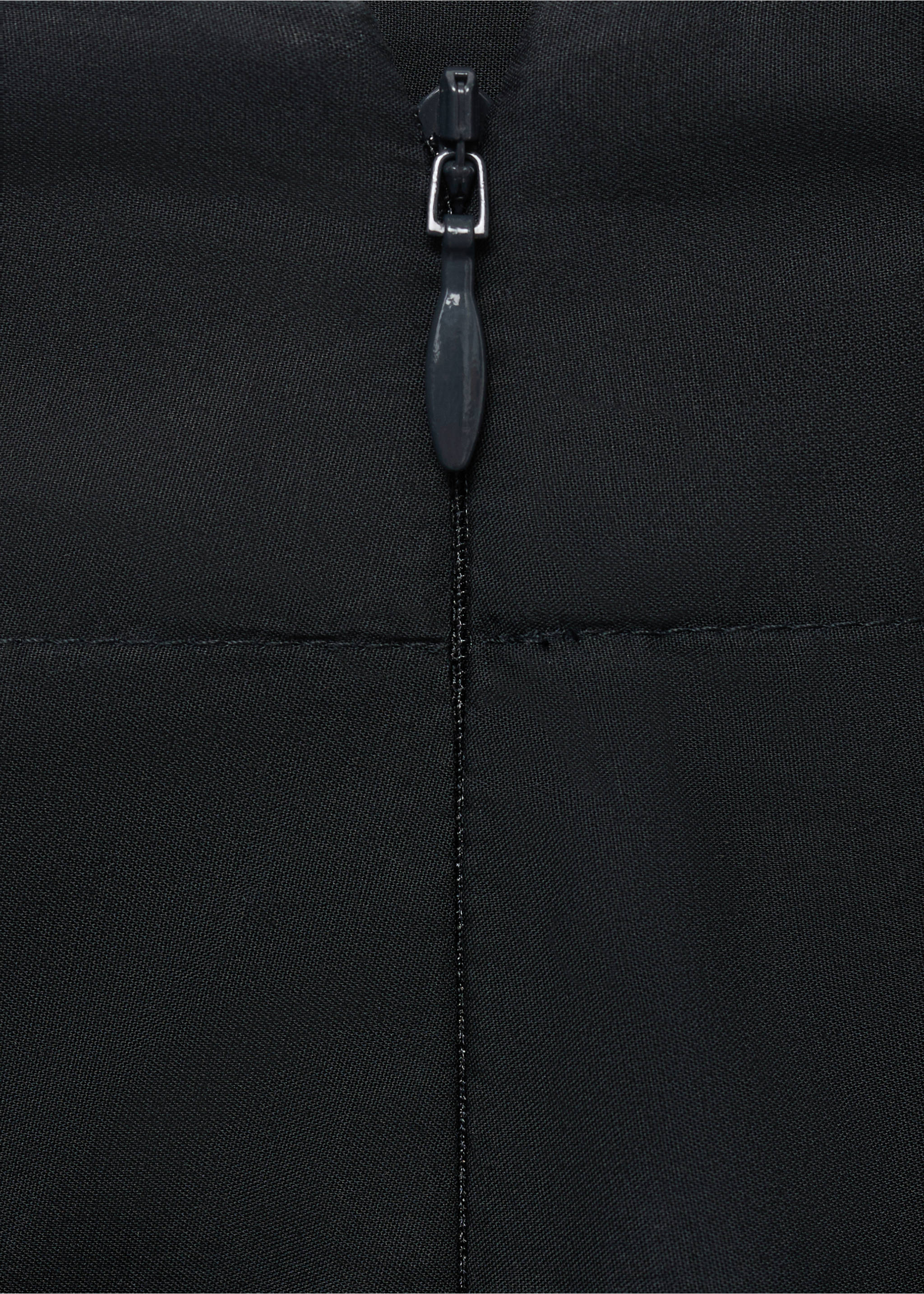 Bavlněná sukně s výšivkou - Detail zboží 0, Černá. Ref: 17071187-00.