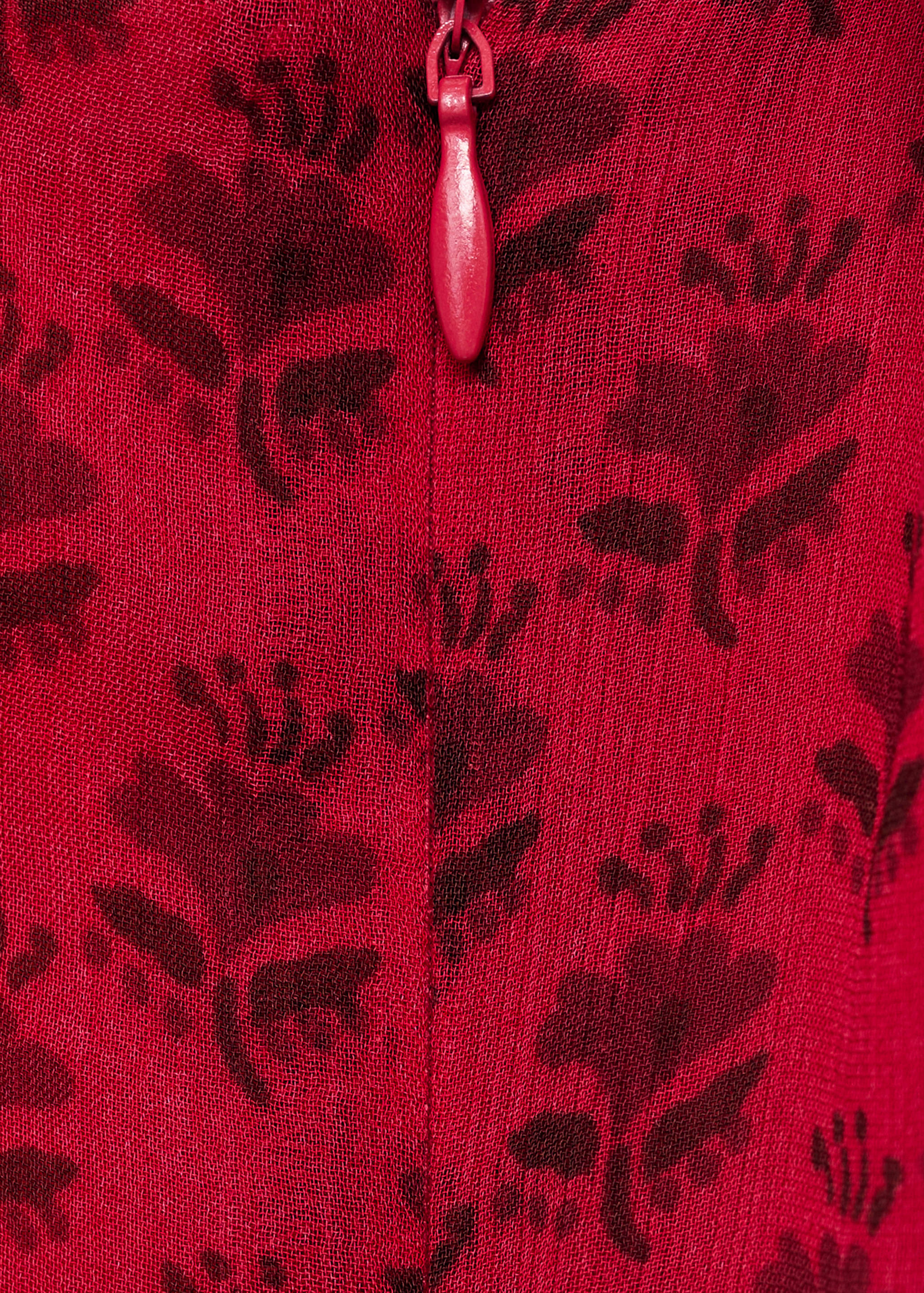 Floral-print chiffon dress - Details of the article 8