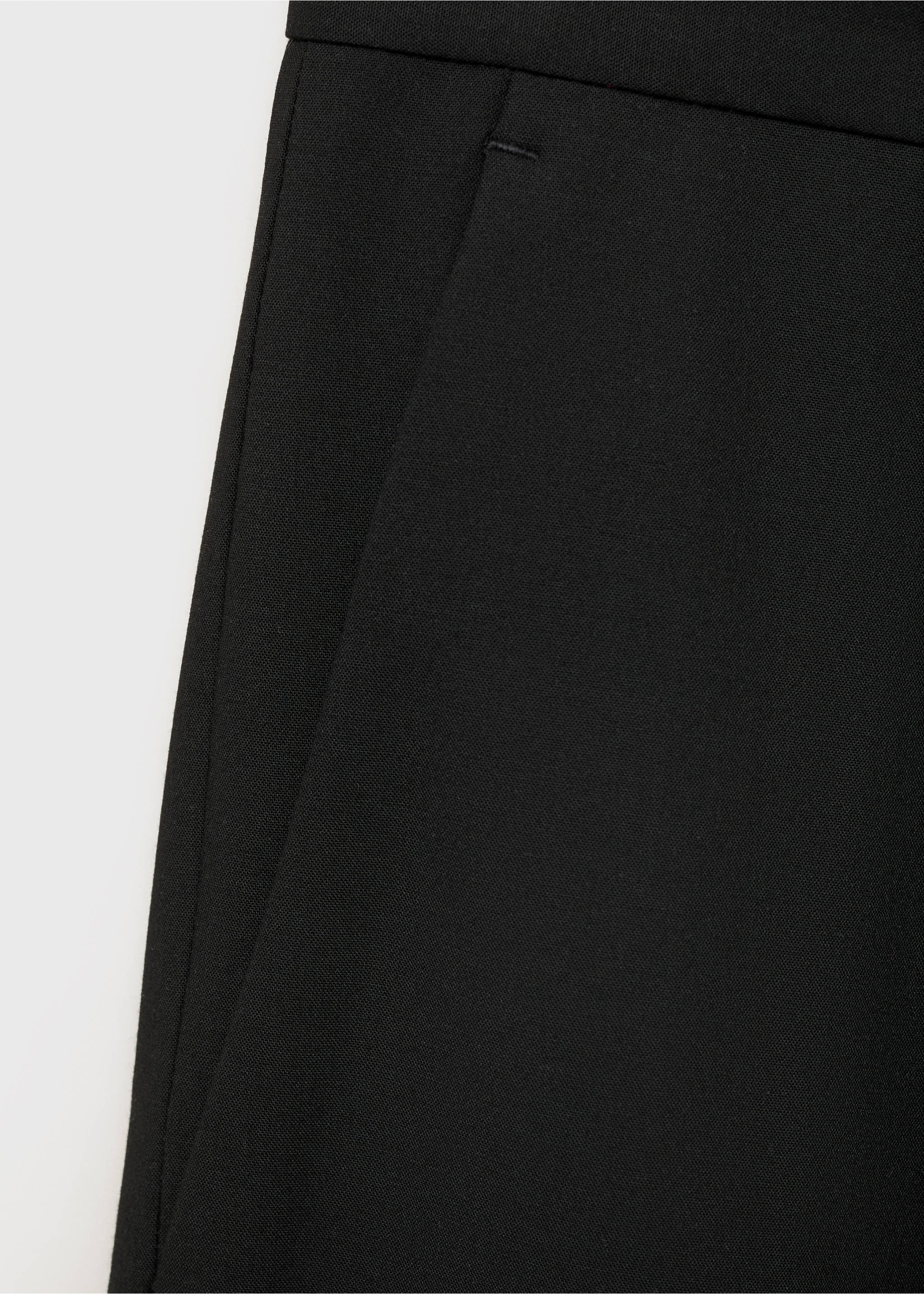Boston regular-fit suit pants - Details of the article 0, Black. Ref: 17071189-00.