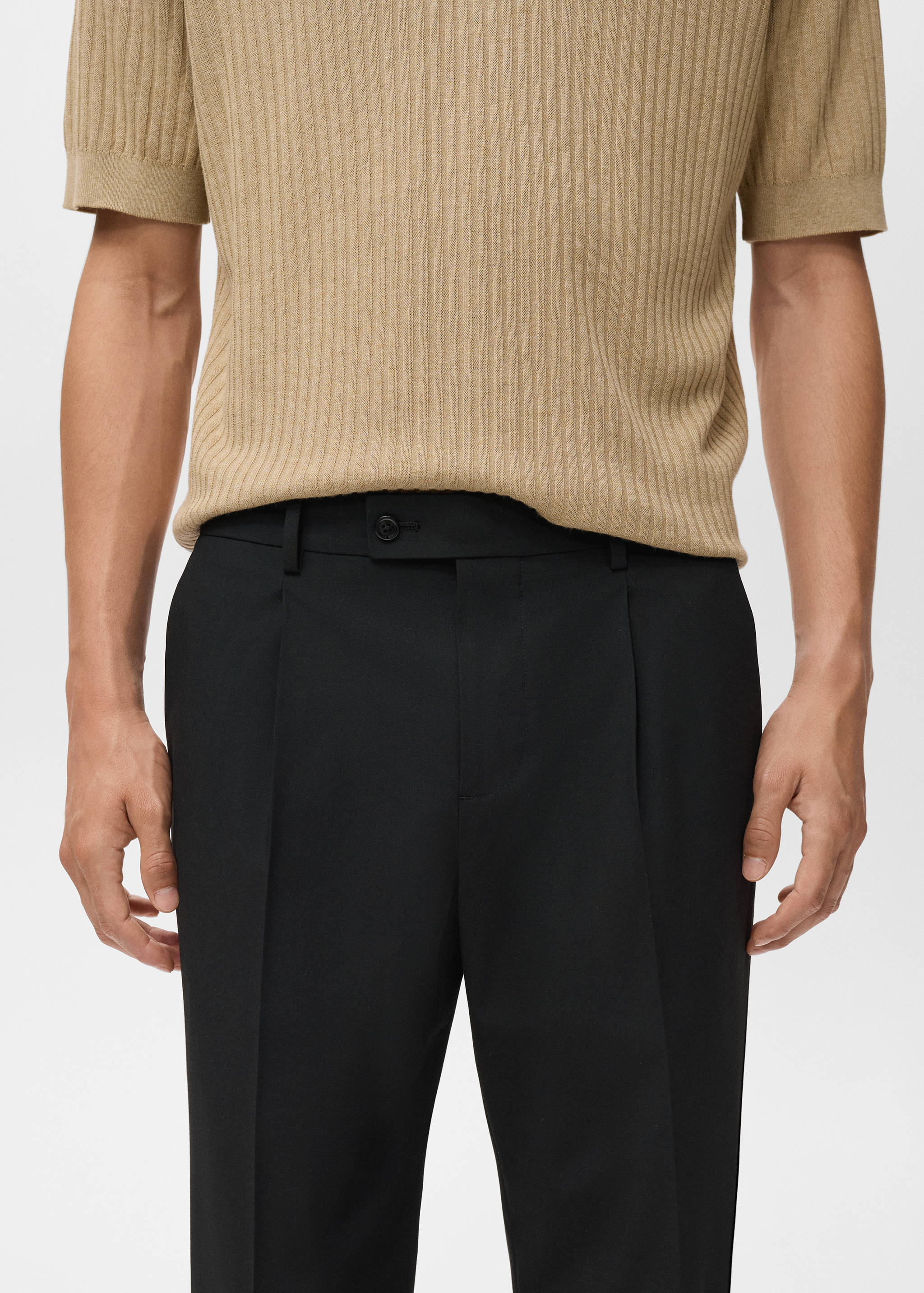 Boston regular-fit suit trousers - Details of the article 1