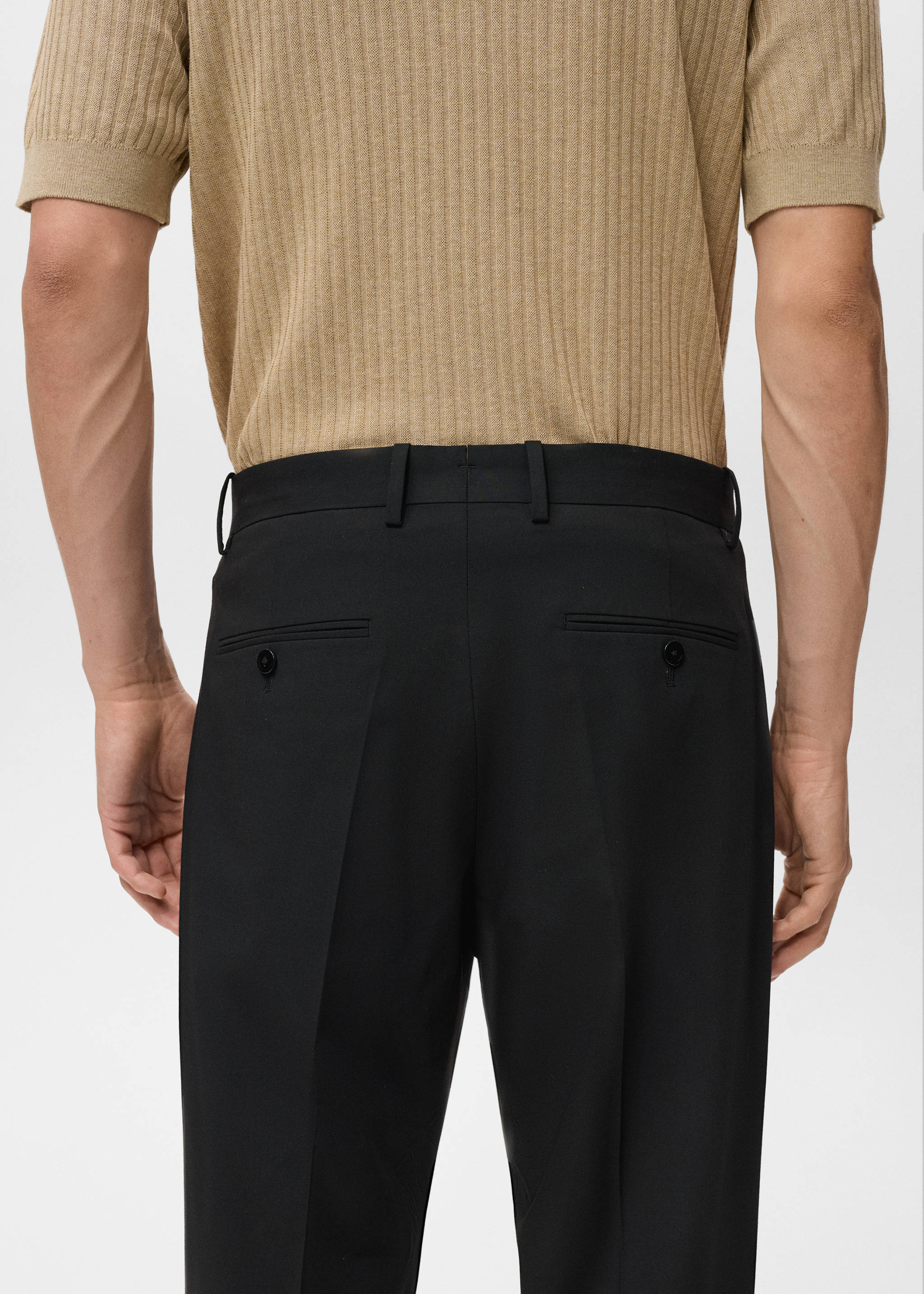 Boston regular-fit suit trousers - Details of the article 3